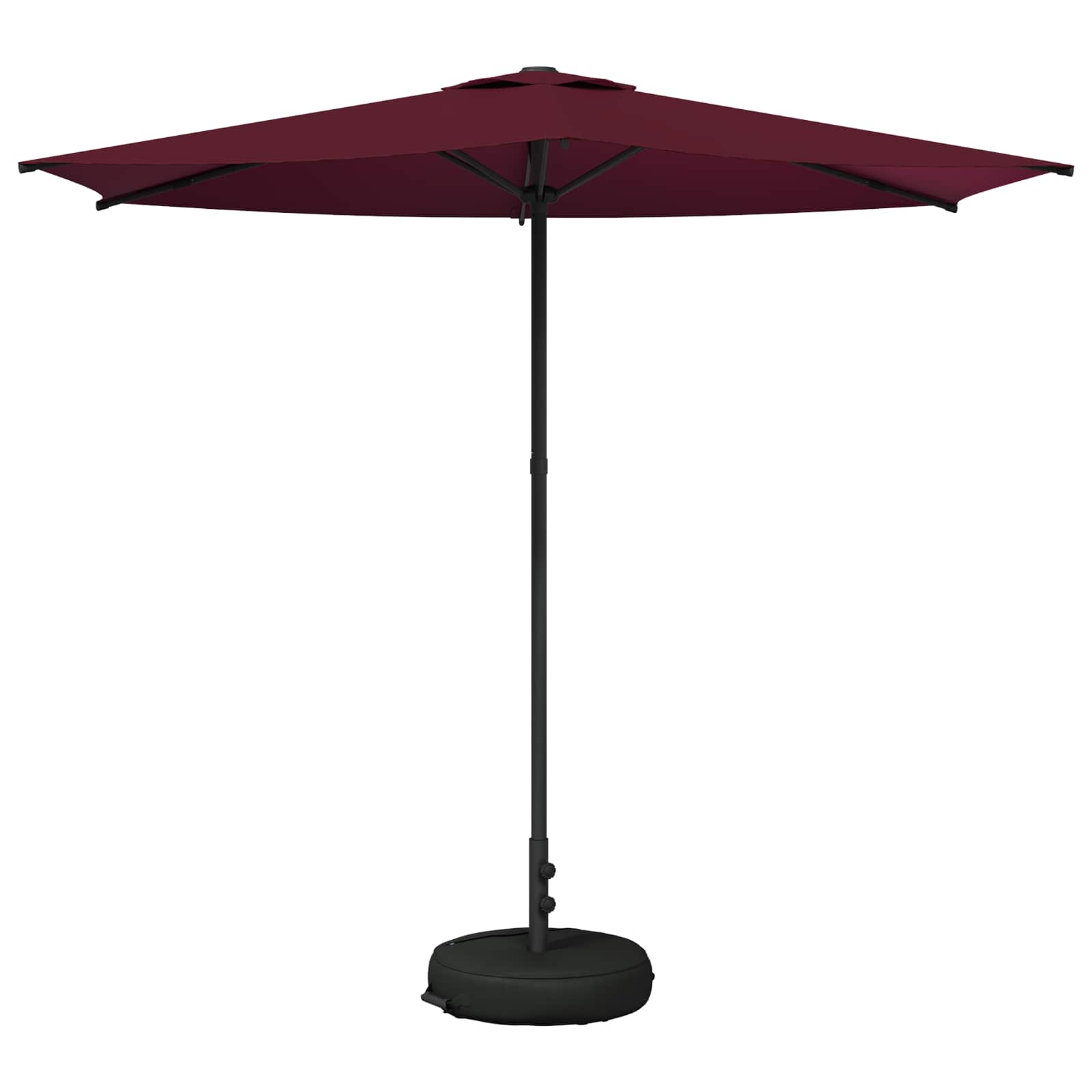 Parasole da Giardino con Base 270 x 270 cm Poliestere