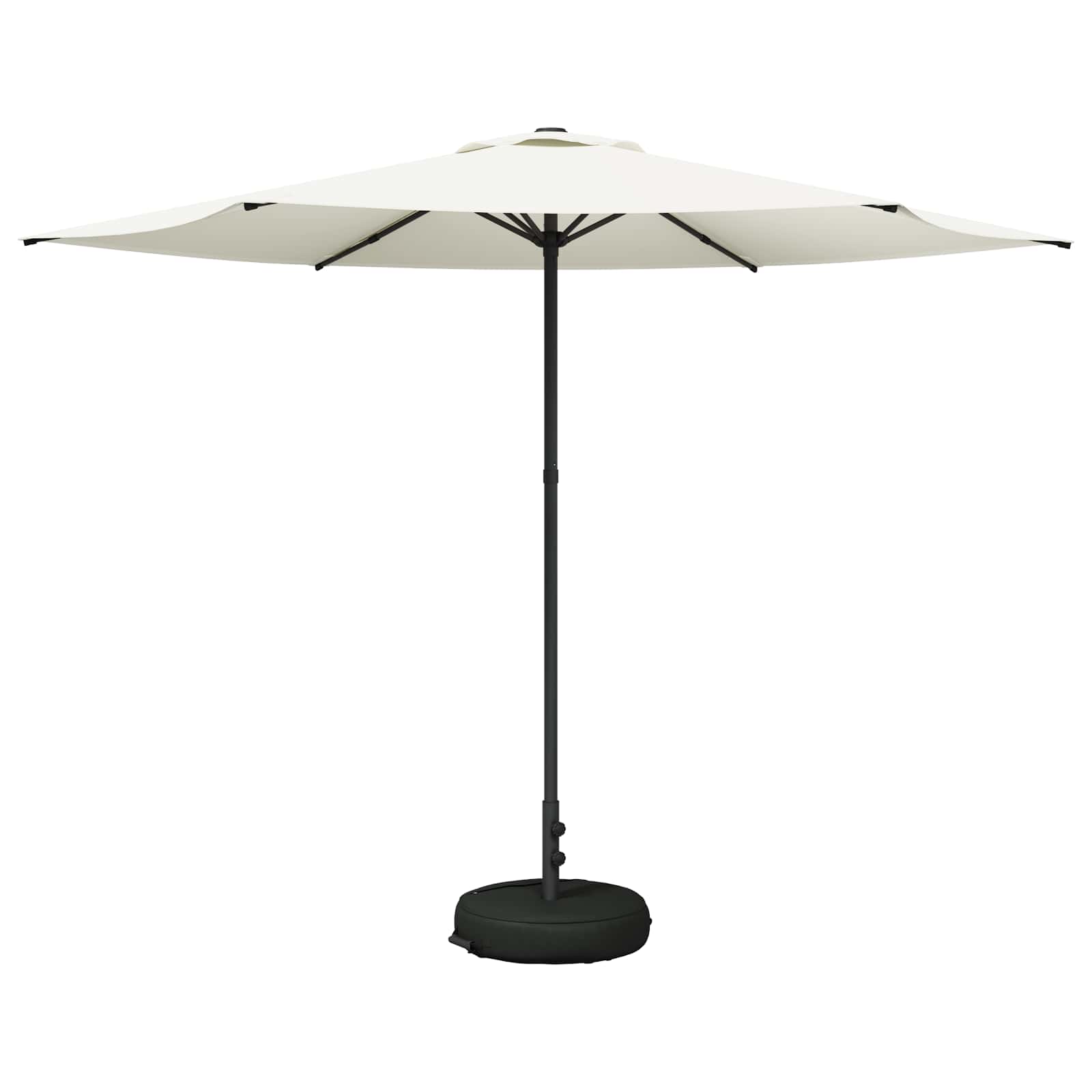 Parasole da Giardino con Base 300 x 300 cm Poliestere