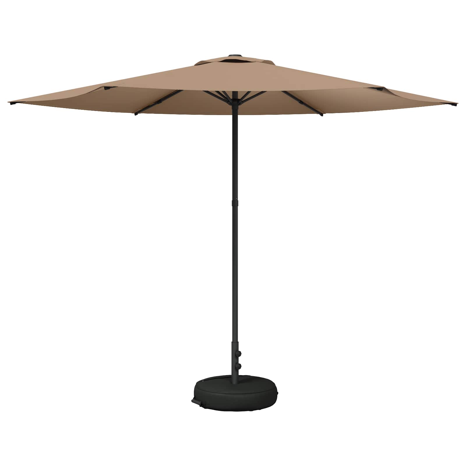 Parasole da Giardino con Base 300 x 300 cm Poliestere