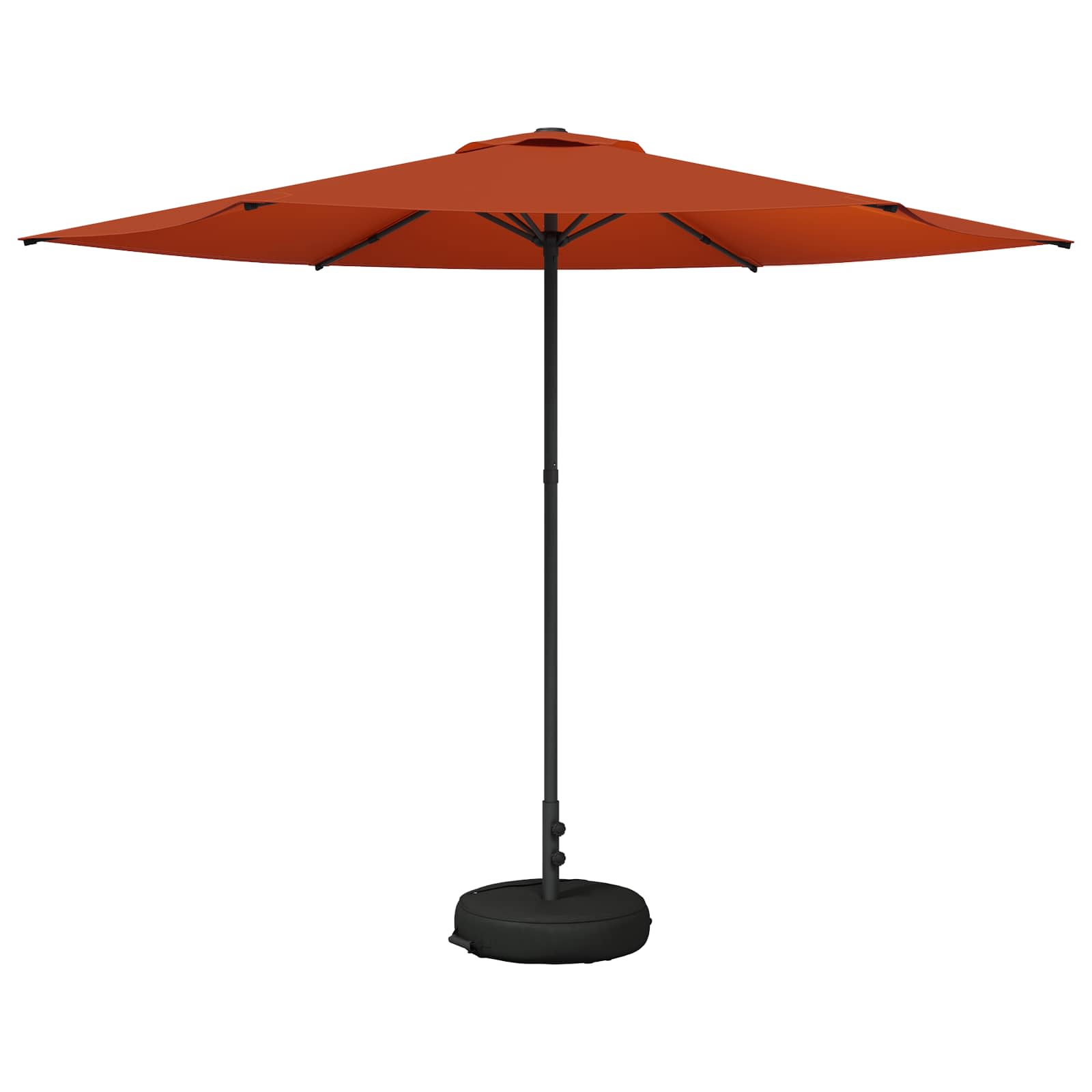 Parasole da Giardino con Base 300 x 300 cm Poliestere