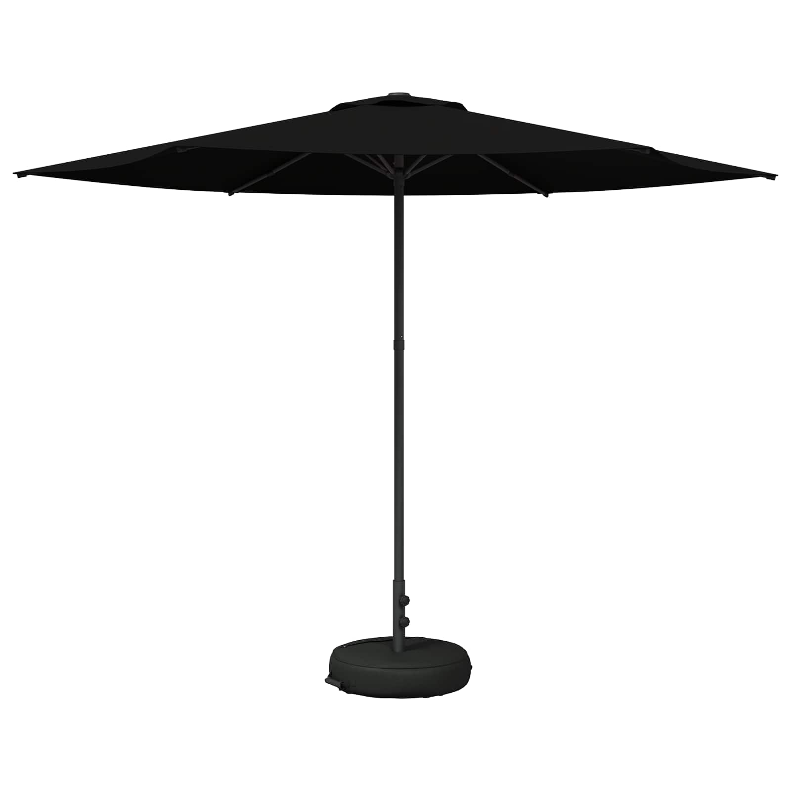 Parasole da Giardino con Base 300 x 300 cm Poliestere