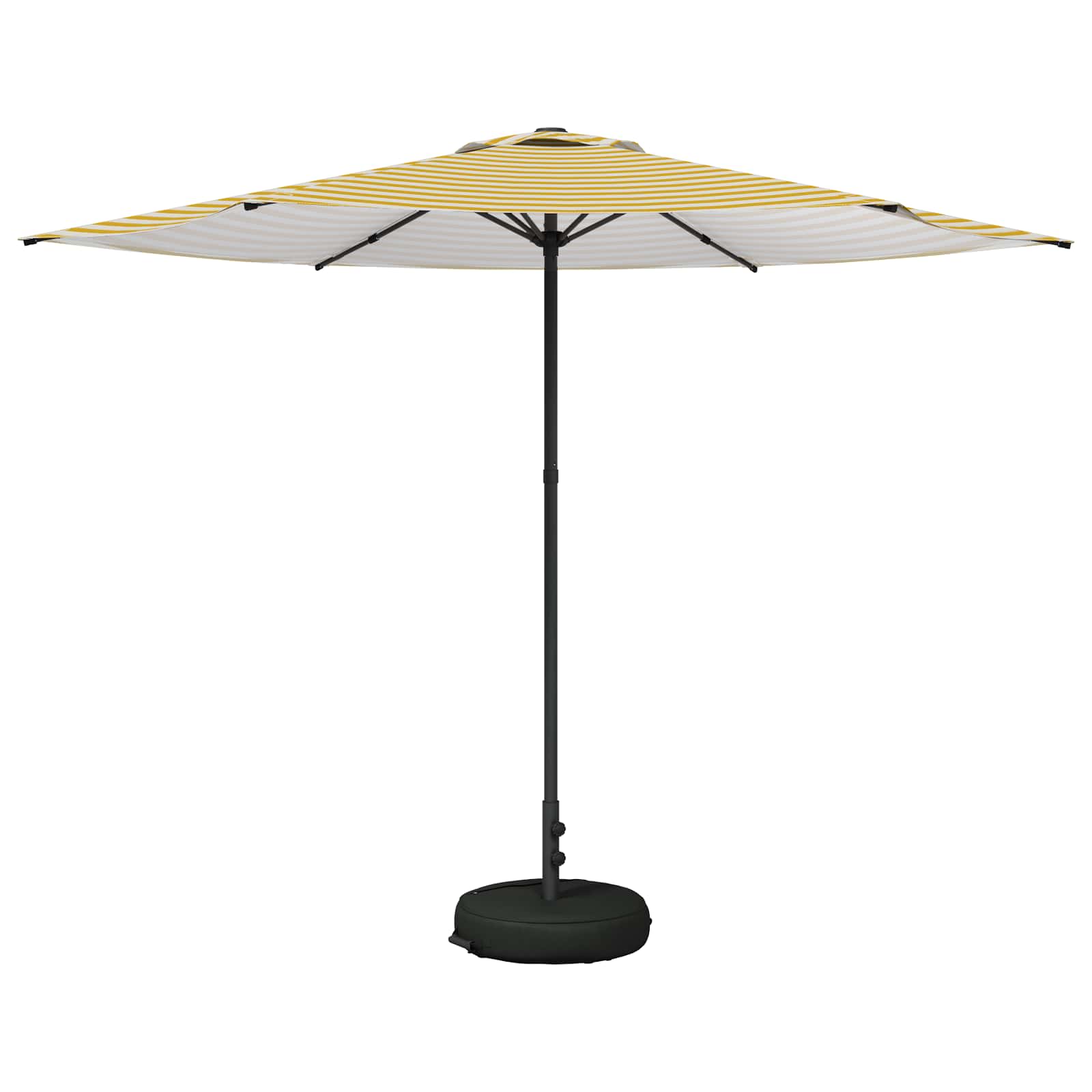 Parasole da Giardino con Base 300 x 300 cm Poliestere