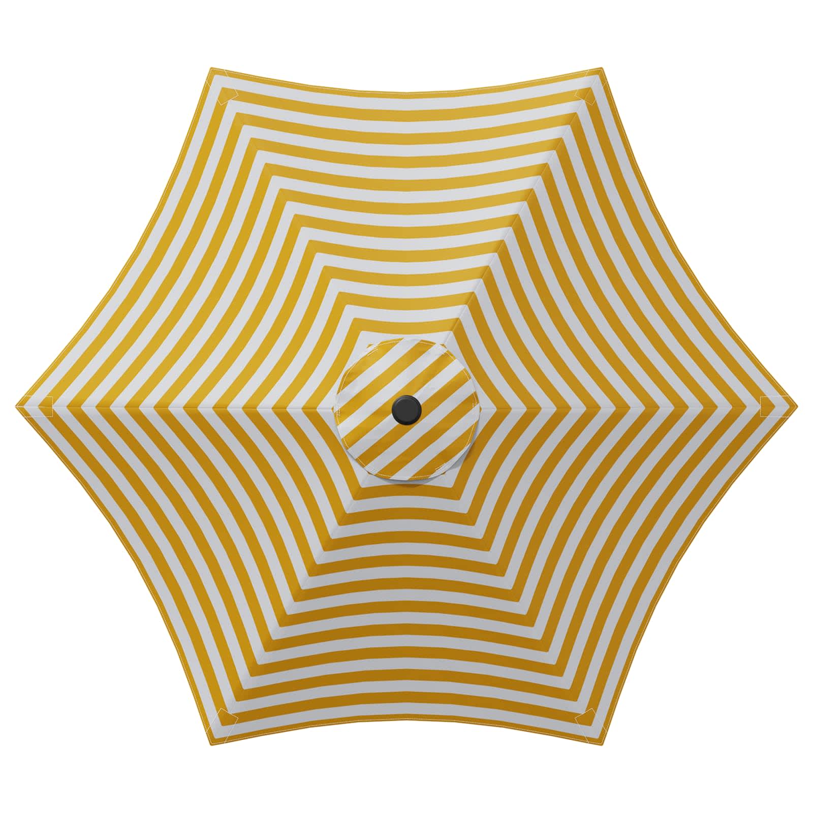 Parasole da Giardino con Base 300 x 300 cm Poliestere