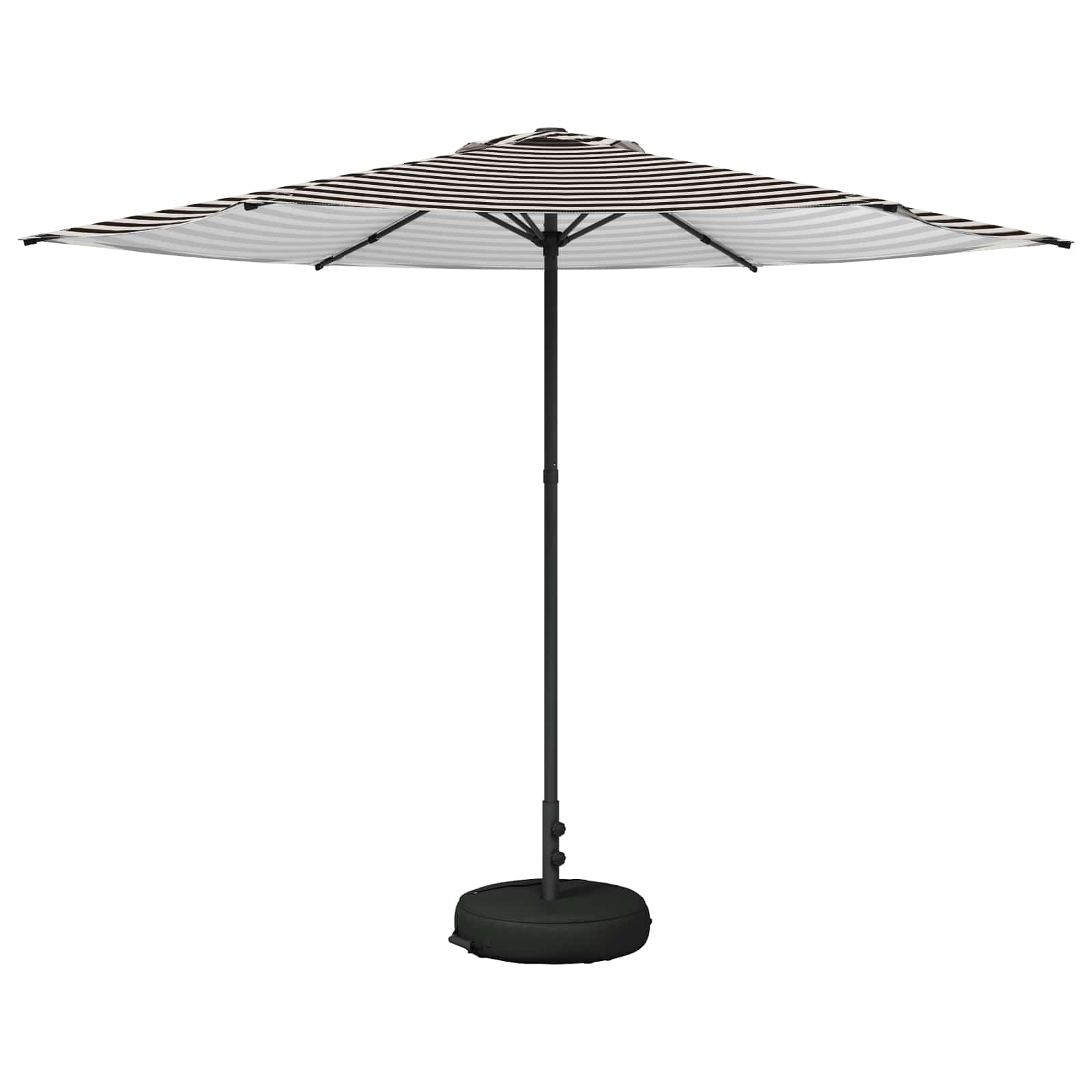 Parasole da Giardino con Base 300 x 300 cm Poliestere