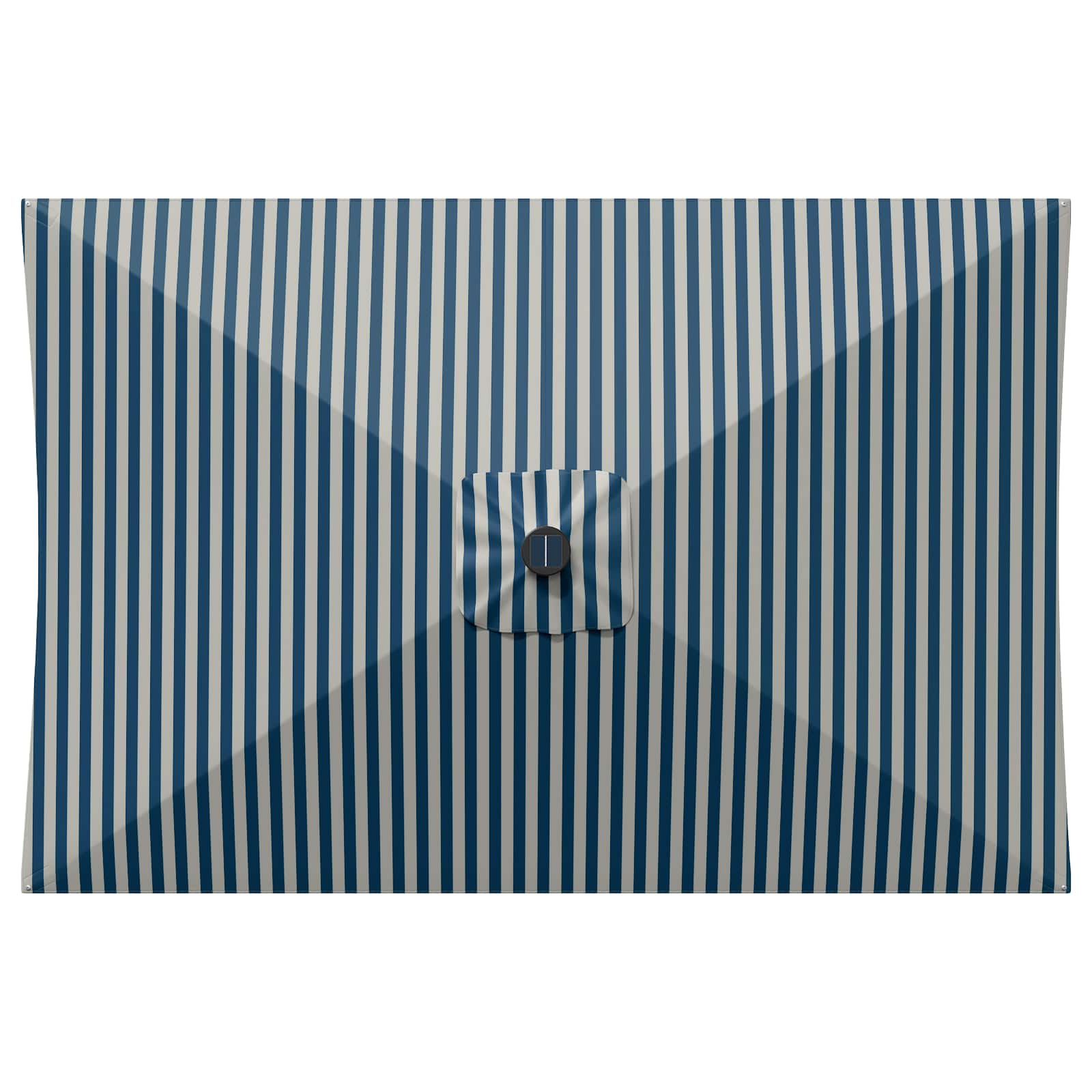 Parasol da giardino con luci LED e base 200 x 300 cm Poliestere