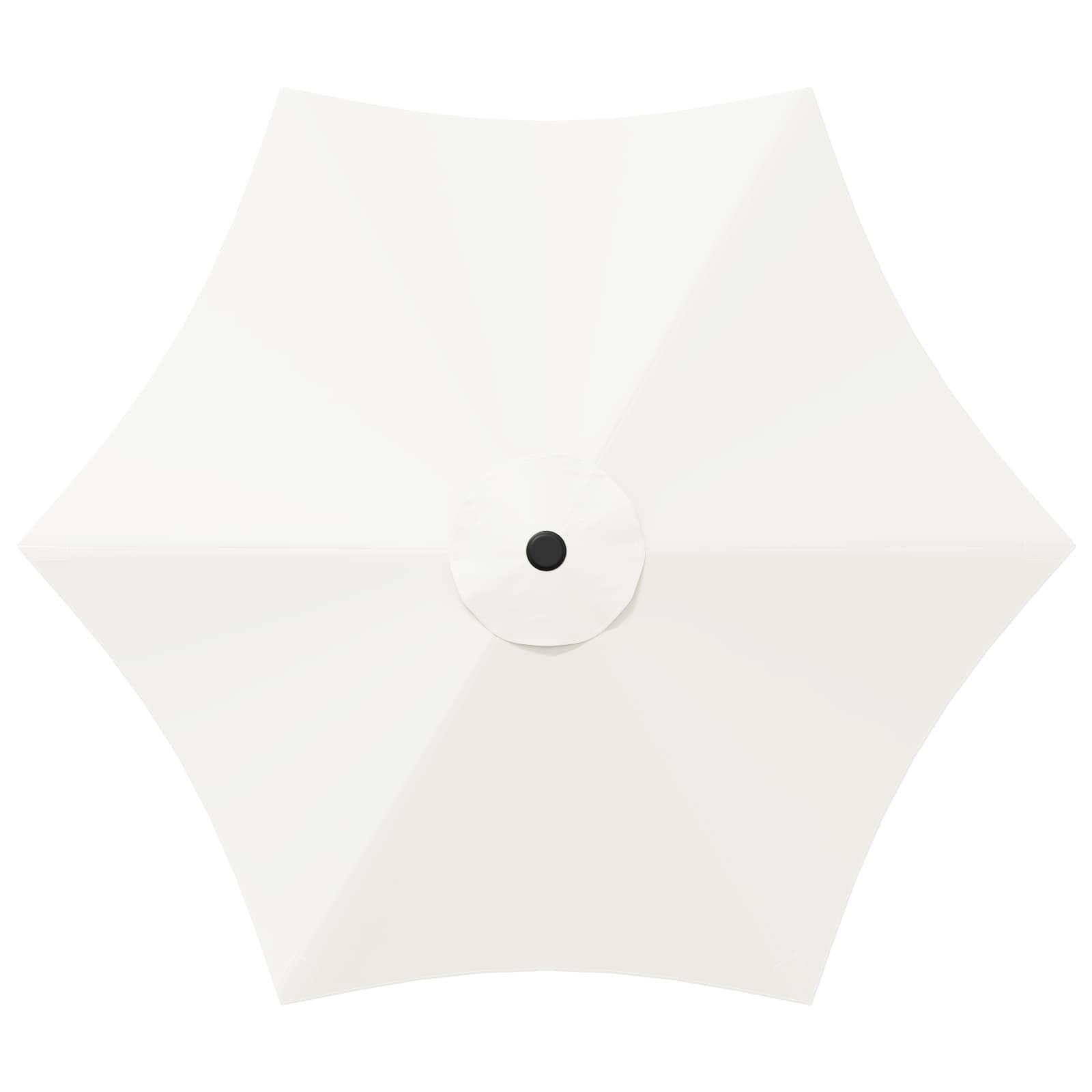 Parasol da giardino con luci LED e base 230 x 230 cm Poliestere