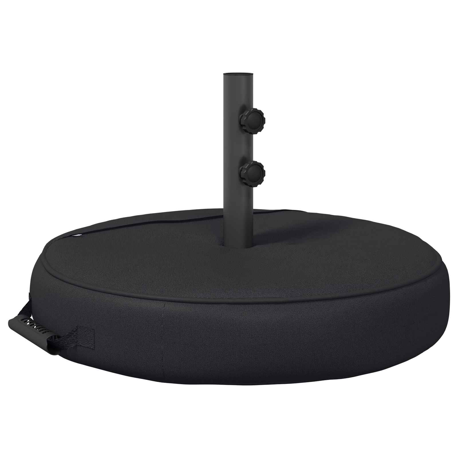 Base per Ombrello da Patio 53 x 53 x 40 cm Acciaio Nero