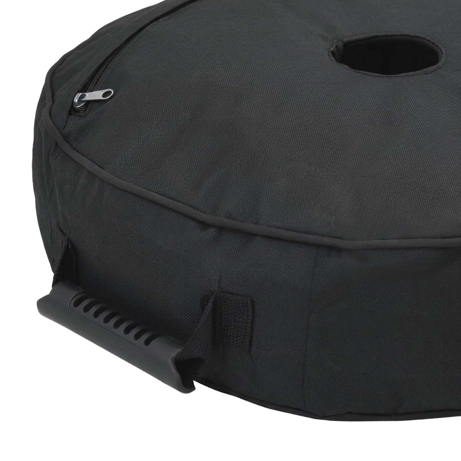 Base per Ombrello da Patio 53 x 53 x 40 cm Acciaio Nero