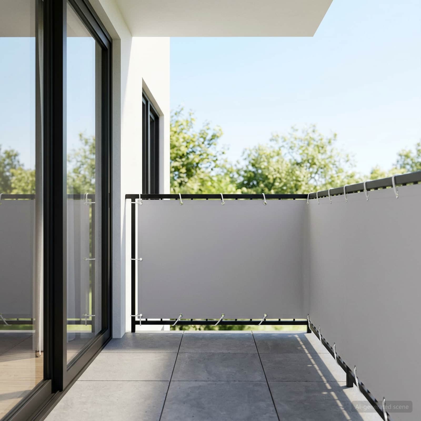 Schermo di Privacy per Balcone 1,2 x 15 m