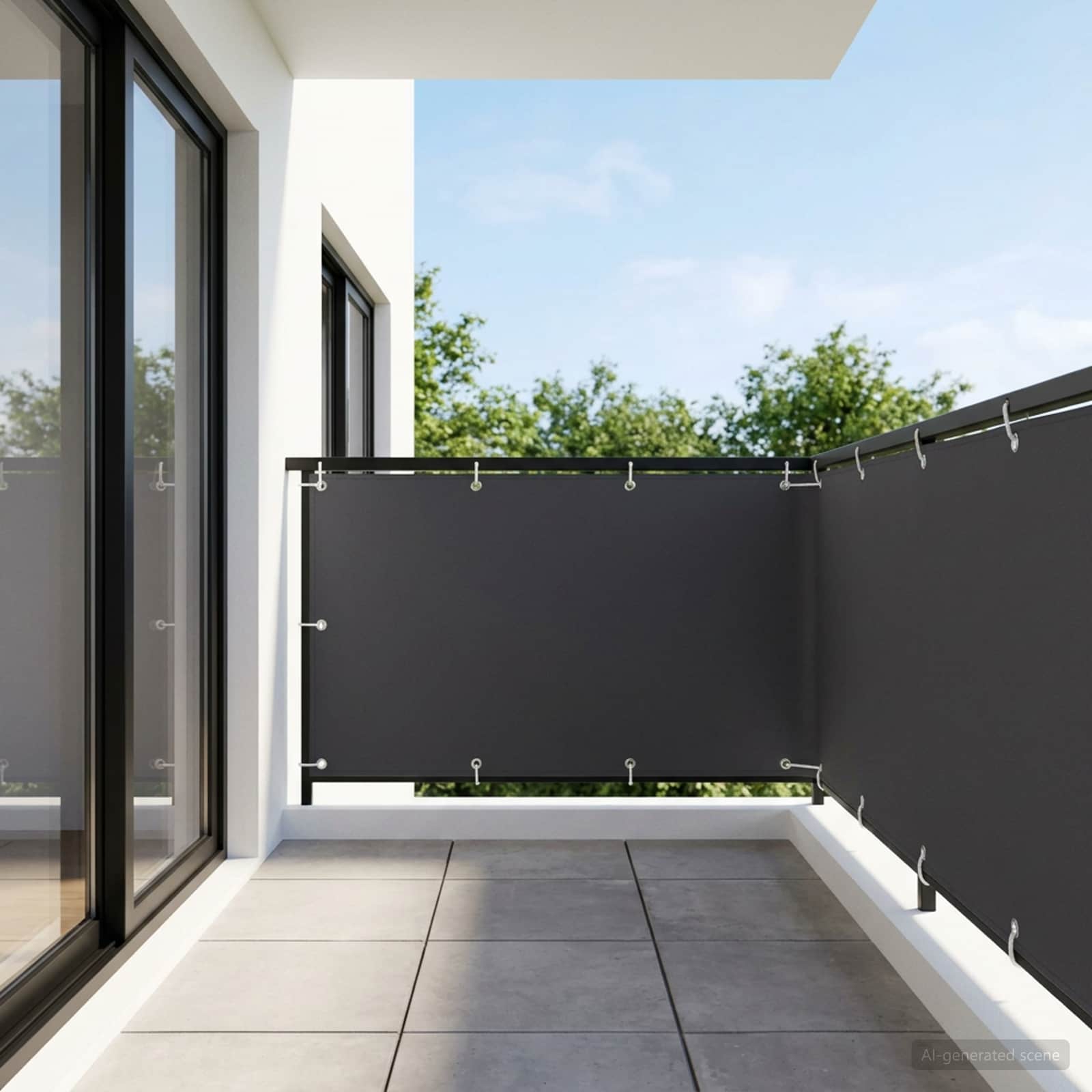 Schermo di Privacy per Balcone 1,2 x 15 m