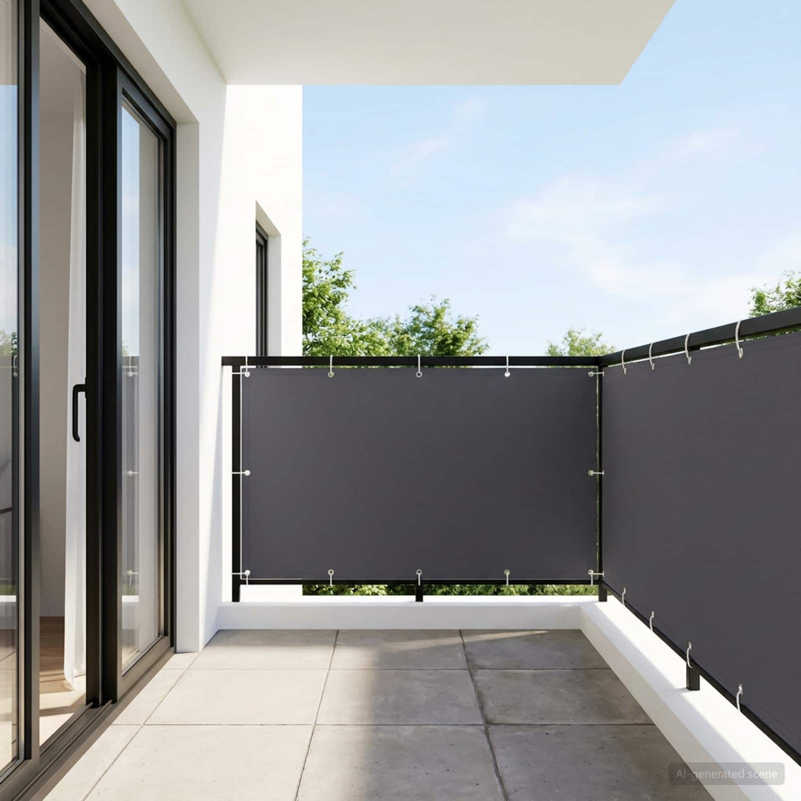 Schermo di Privacy per Balcone 1,2 x 25 m