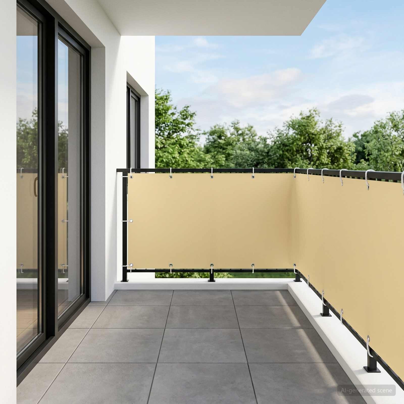 Schermo di Privacy per Balcone 1,2 x 25 m