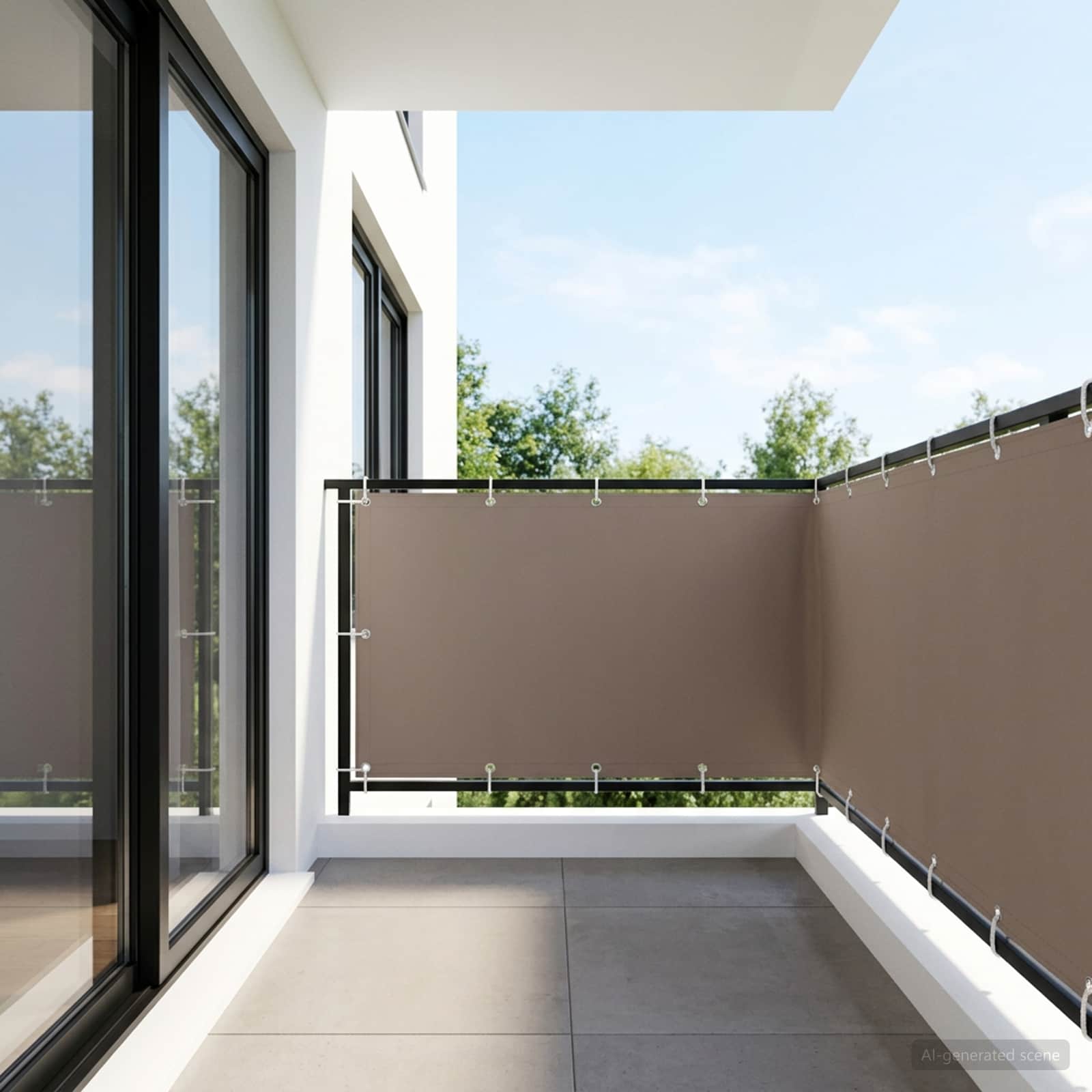 Schermo di Privacy per Balcone 1,2 x 25 m