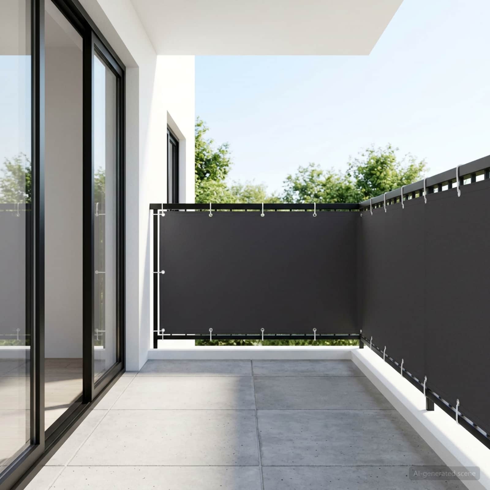 Schermo di Privacy per Balcone 1,2 x 25 m