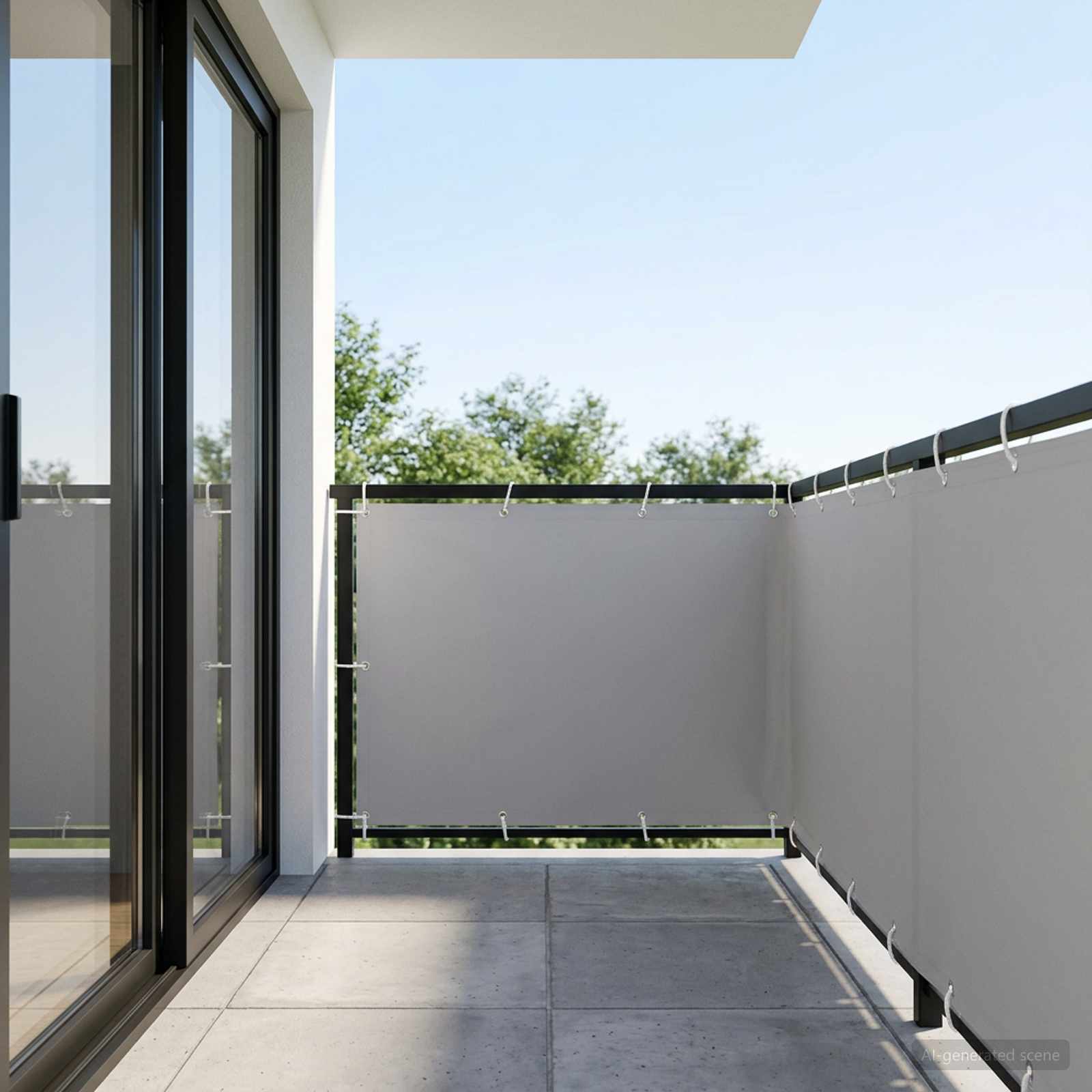 Schermo di Privacy per Balcone 1,5 x 15 m
