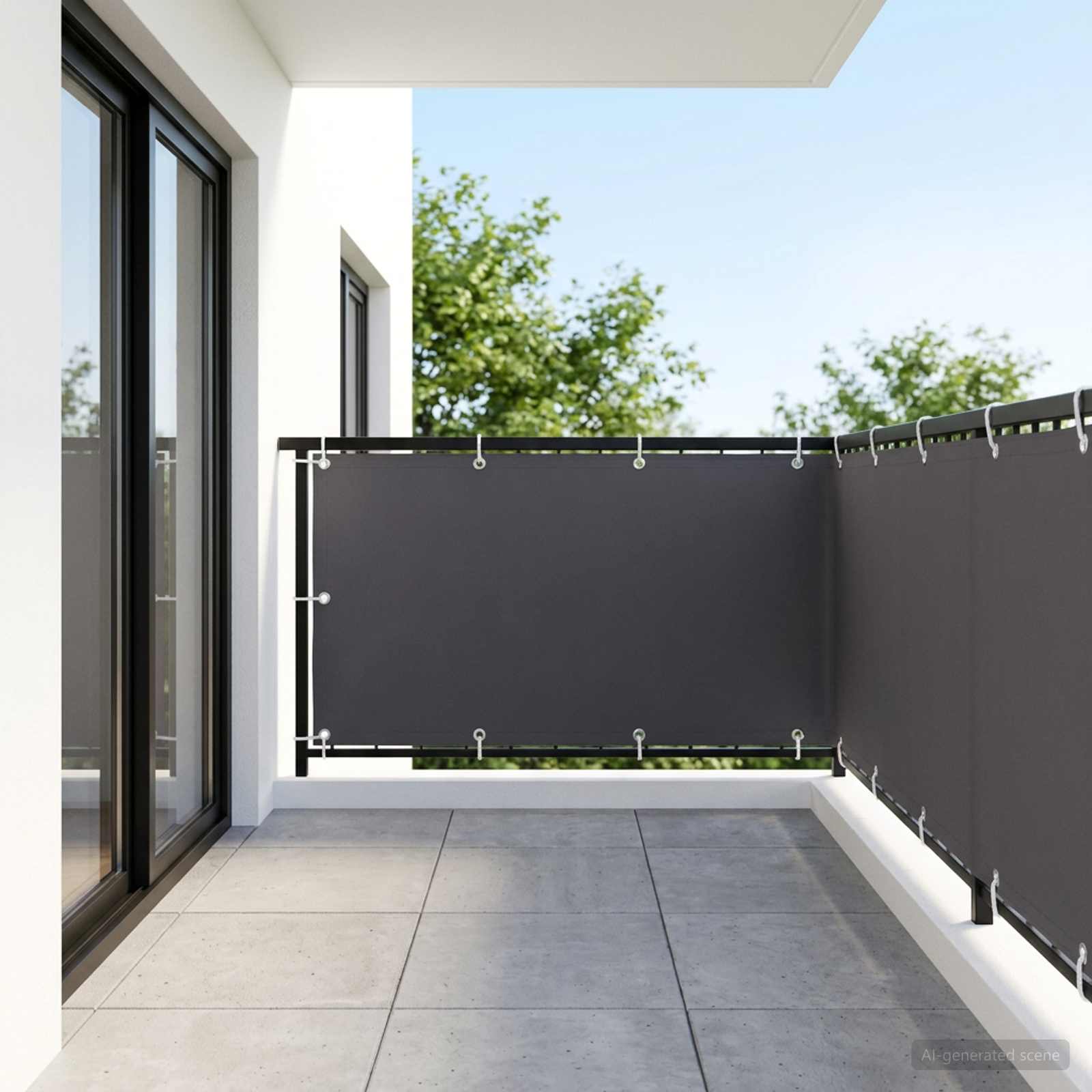 Schermo di Privacy per Balcone 1,5 x 15 m