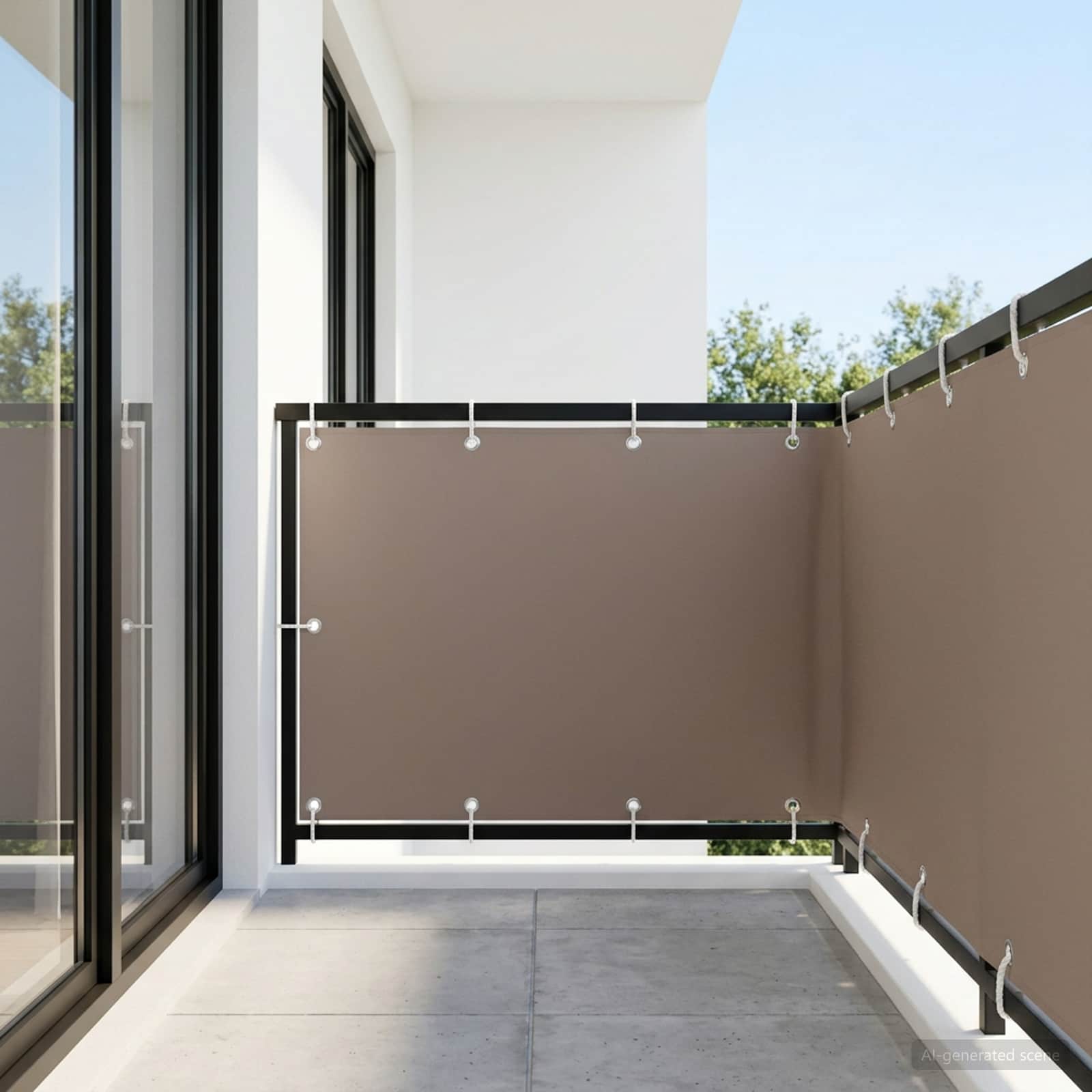 Schermo di Privacy per Balcone 1,5 x 15 m
