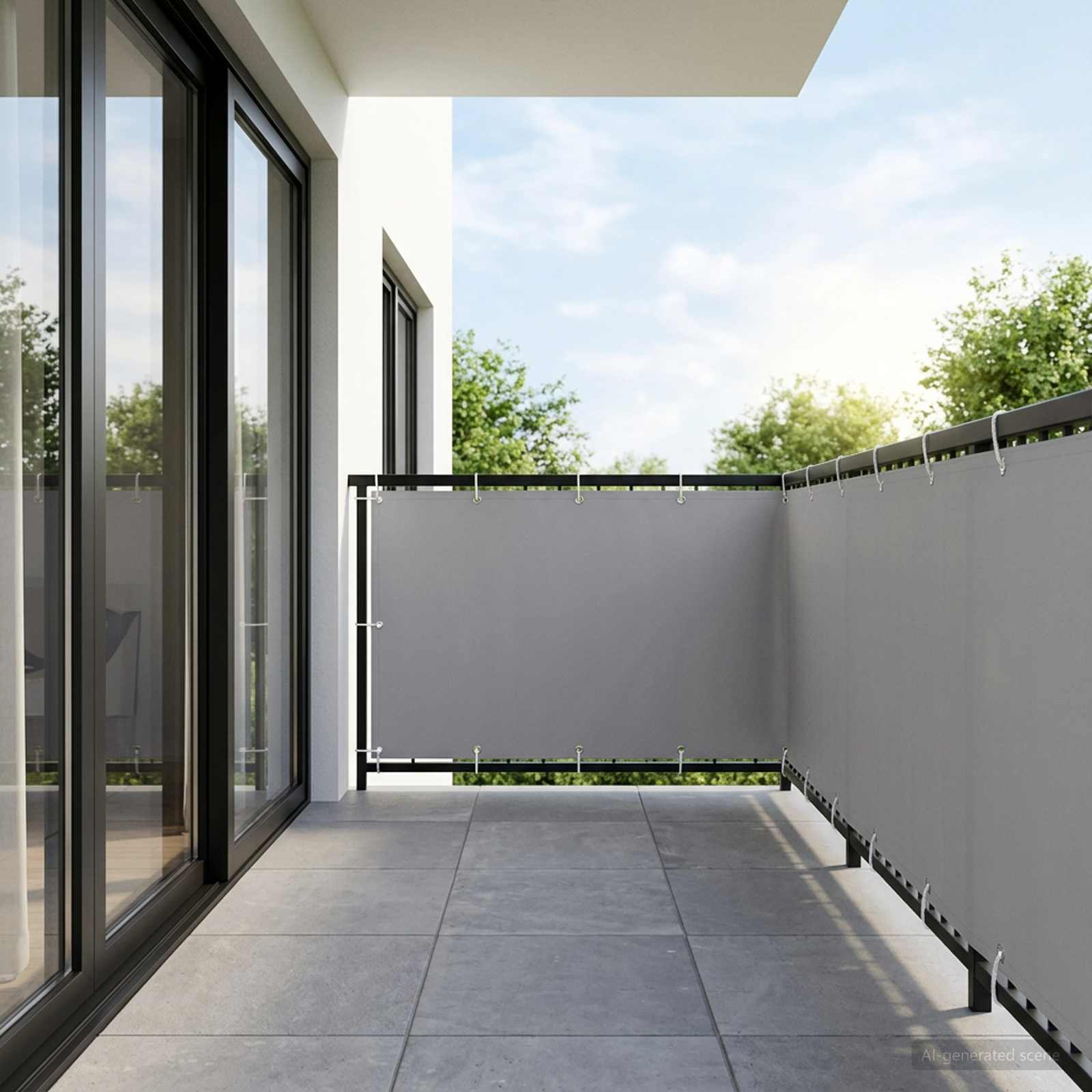 Schermo di Privacy per Balcone 1,5 x 25 m