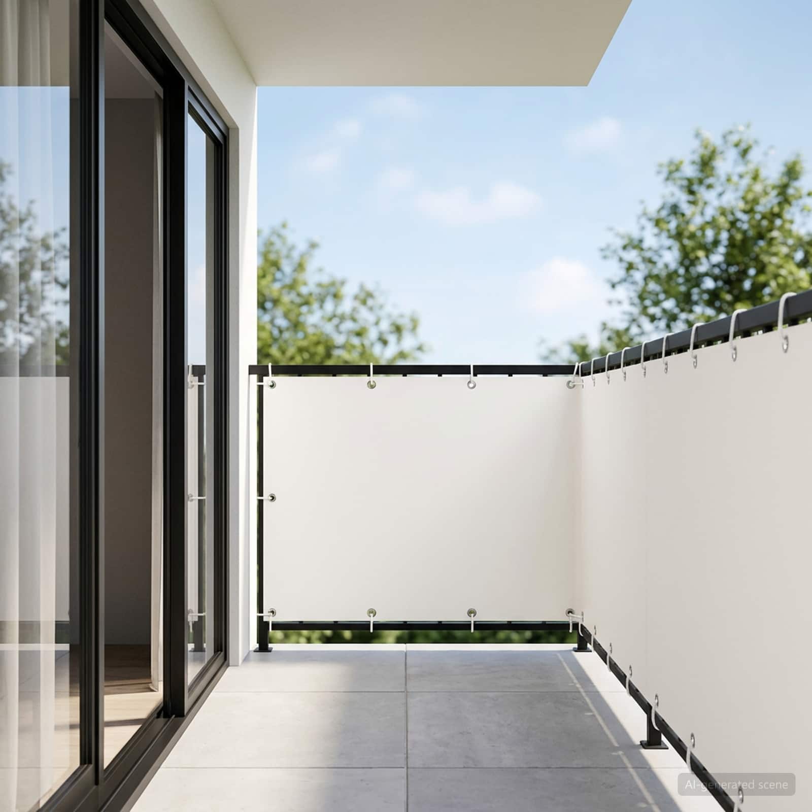 Schermo di Privacy per Balcone 1,5 x 25 m