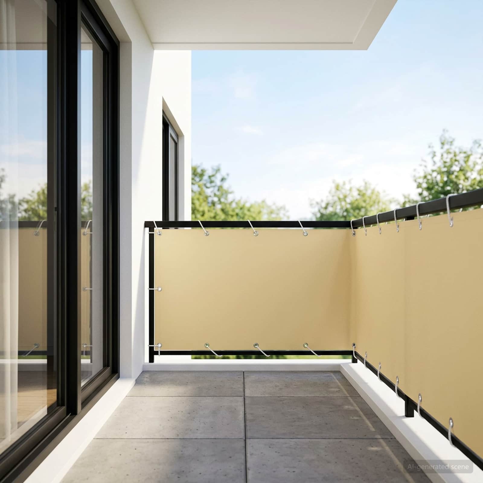 Schermo di Privacy per Balcone 1,5 x 25 m