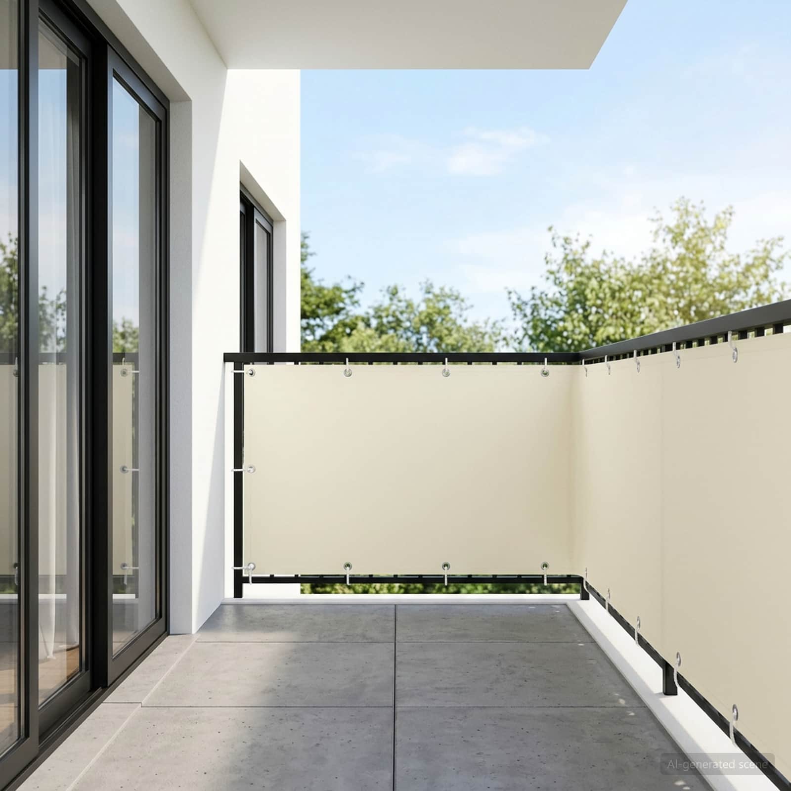 Schermo di Privacy per Balcone 1,5 x 25 m