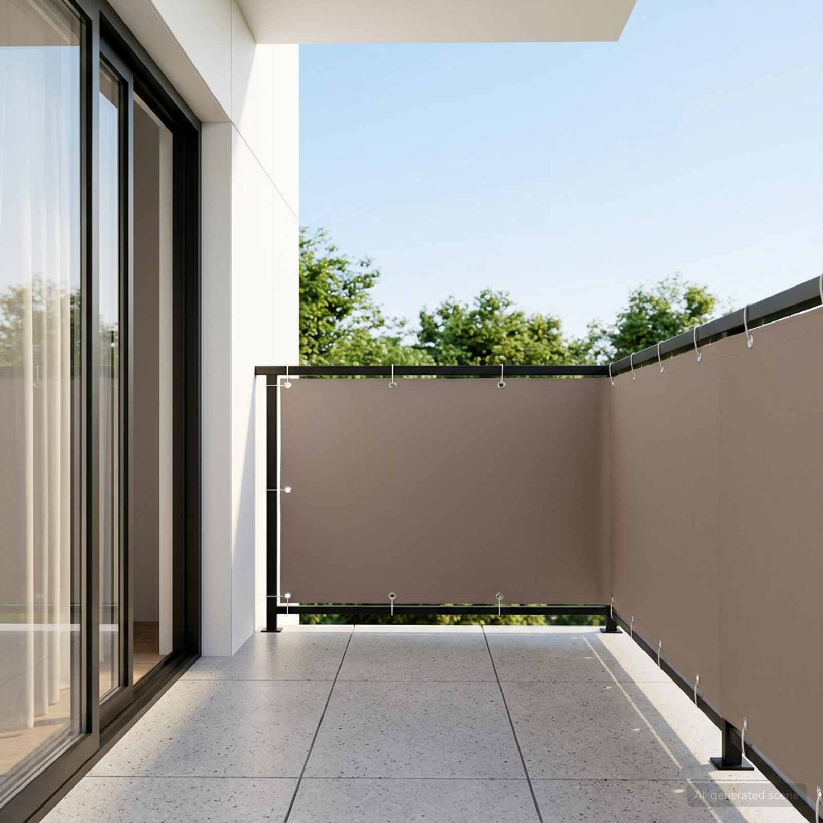 Schermo di Privacy per Balcone 1,5 x 25 m