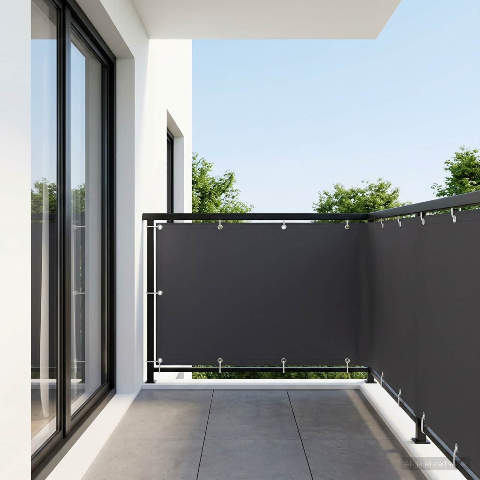 Schermo di Privacy per Balcone 1,5 x 25 m
