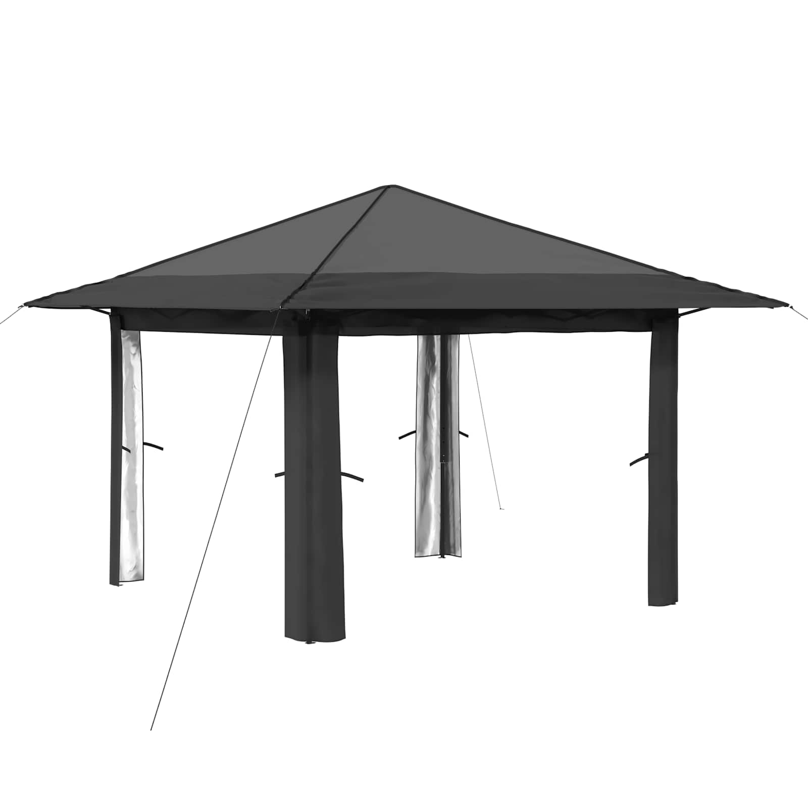 Gazebo senza Parete Grigio chiaro e Antracite