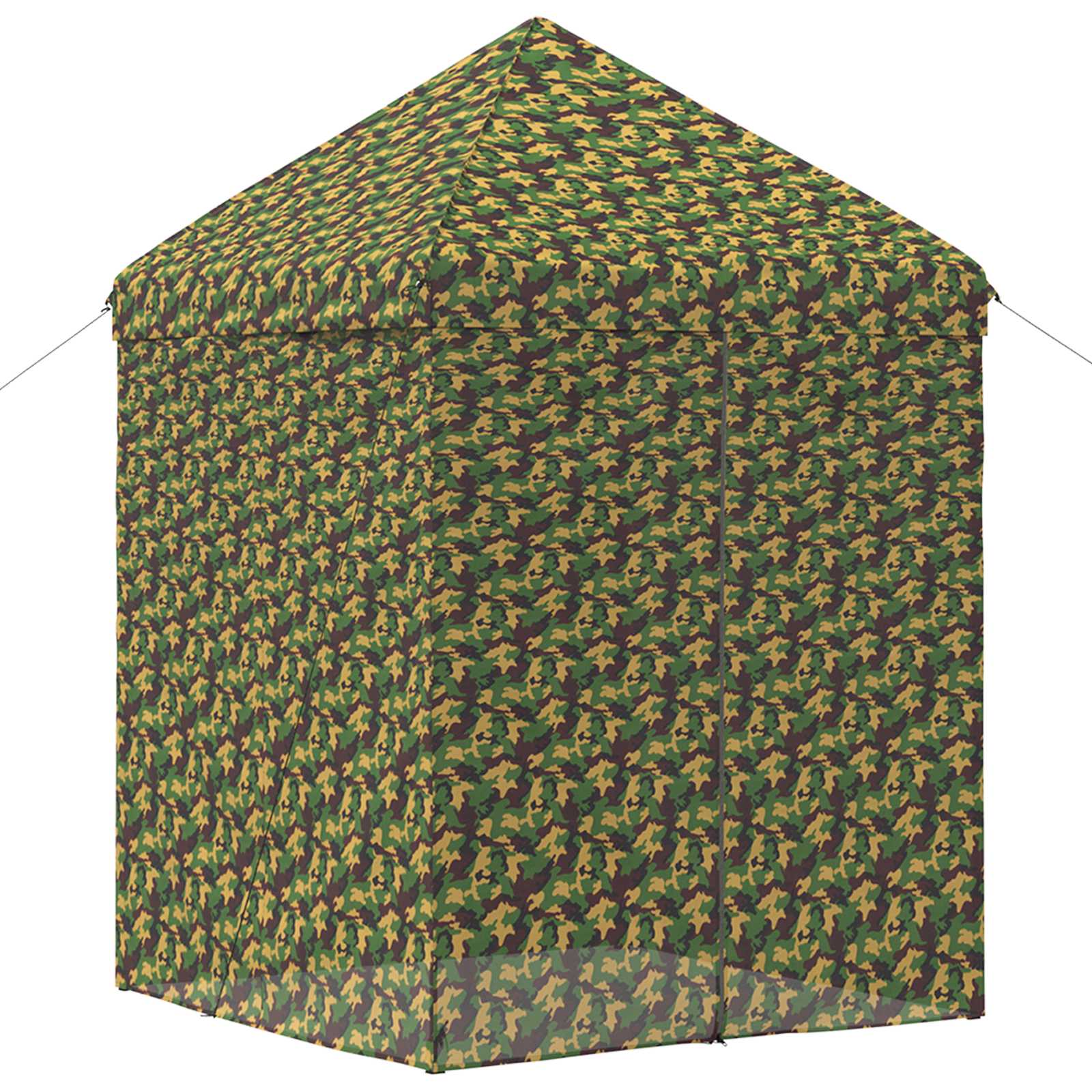 Tendone con 4 Pareti Laterali 2 x 2 m Camouflage Militare