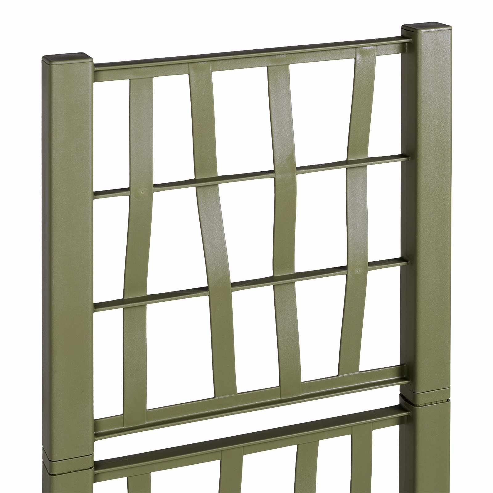 Vaso da Giardino con Trellis Verde 36 x 36 x 140 cm PP