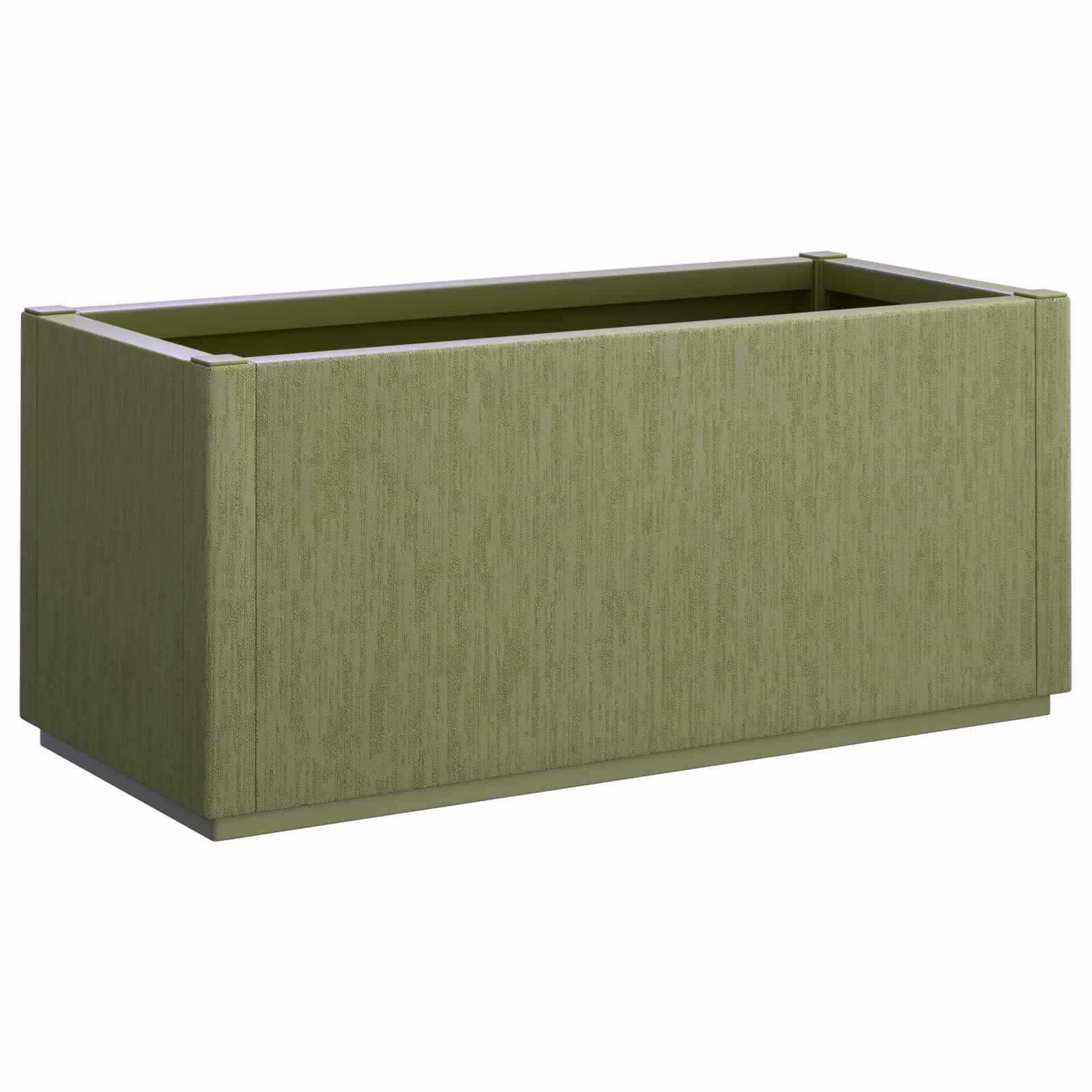 Scatola per Fiori da Giardino Verde 80 x 36 x 35 cm PP