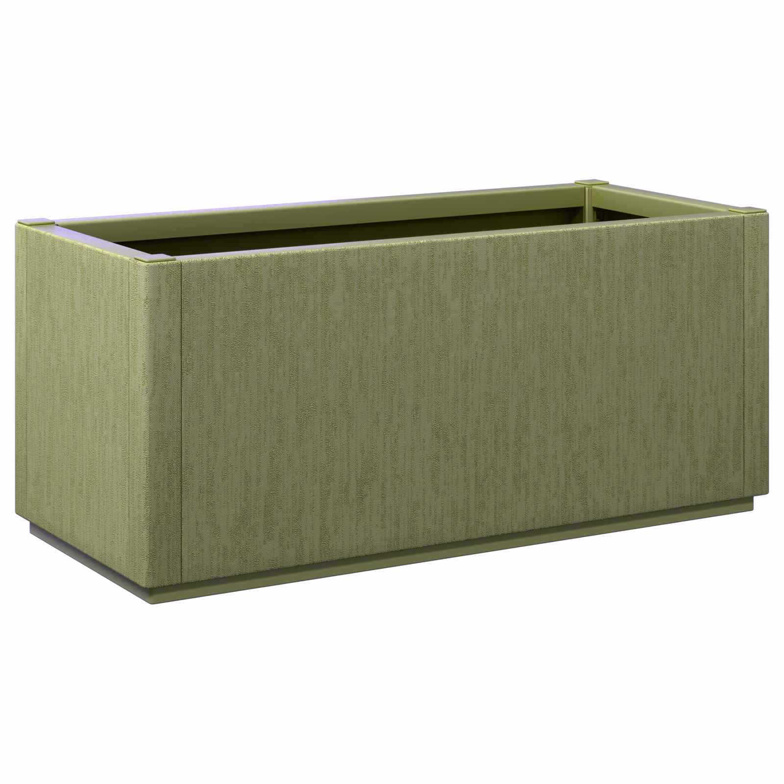 Scatola per Fiori da Giardino Verde 80 x 36 x 35 cm PP
