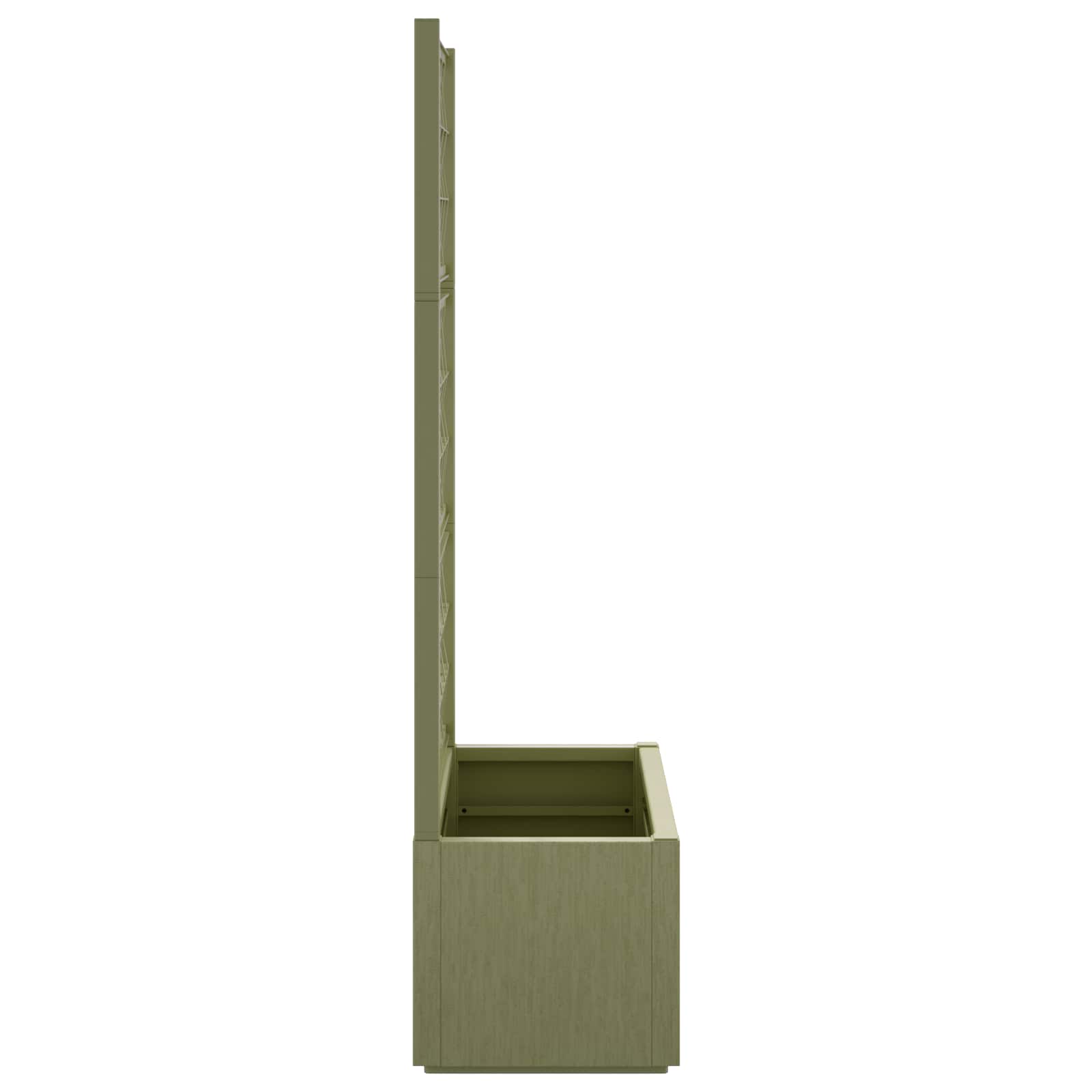 Vaso da Giardino con Trellis Verde 80 x 36 x 140 cm PP