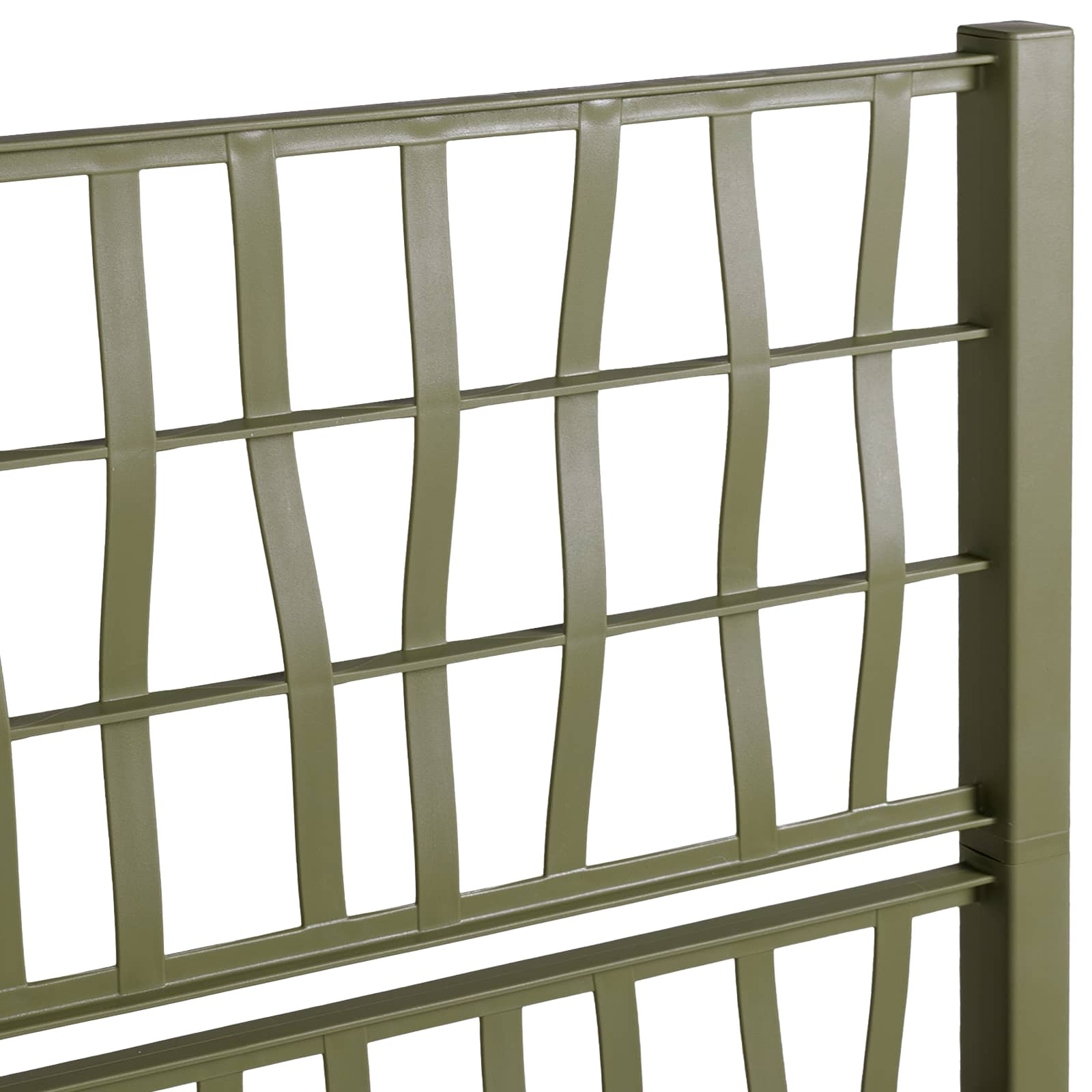 Vaso da Giardino con Trellis Verde 80 x 36 x 140 cm PP