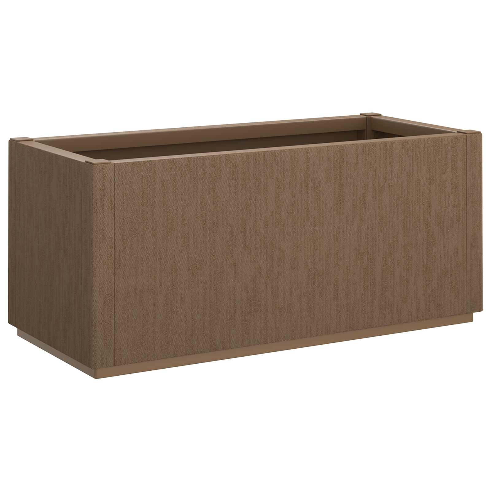 Scatola per Fiori da Giardino Marrone 80 x 36 x 35 cm PP