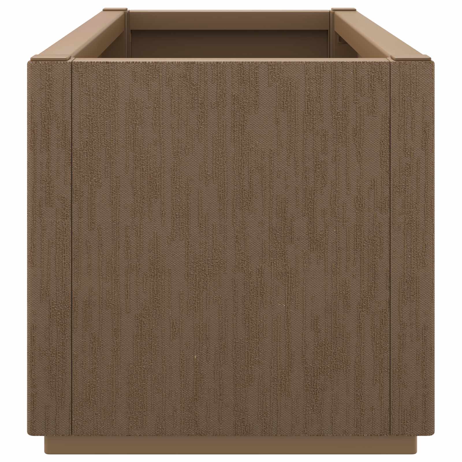 Scatola per Fiori da Giardino Marrone 80 x 36 x 35 cm PP