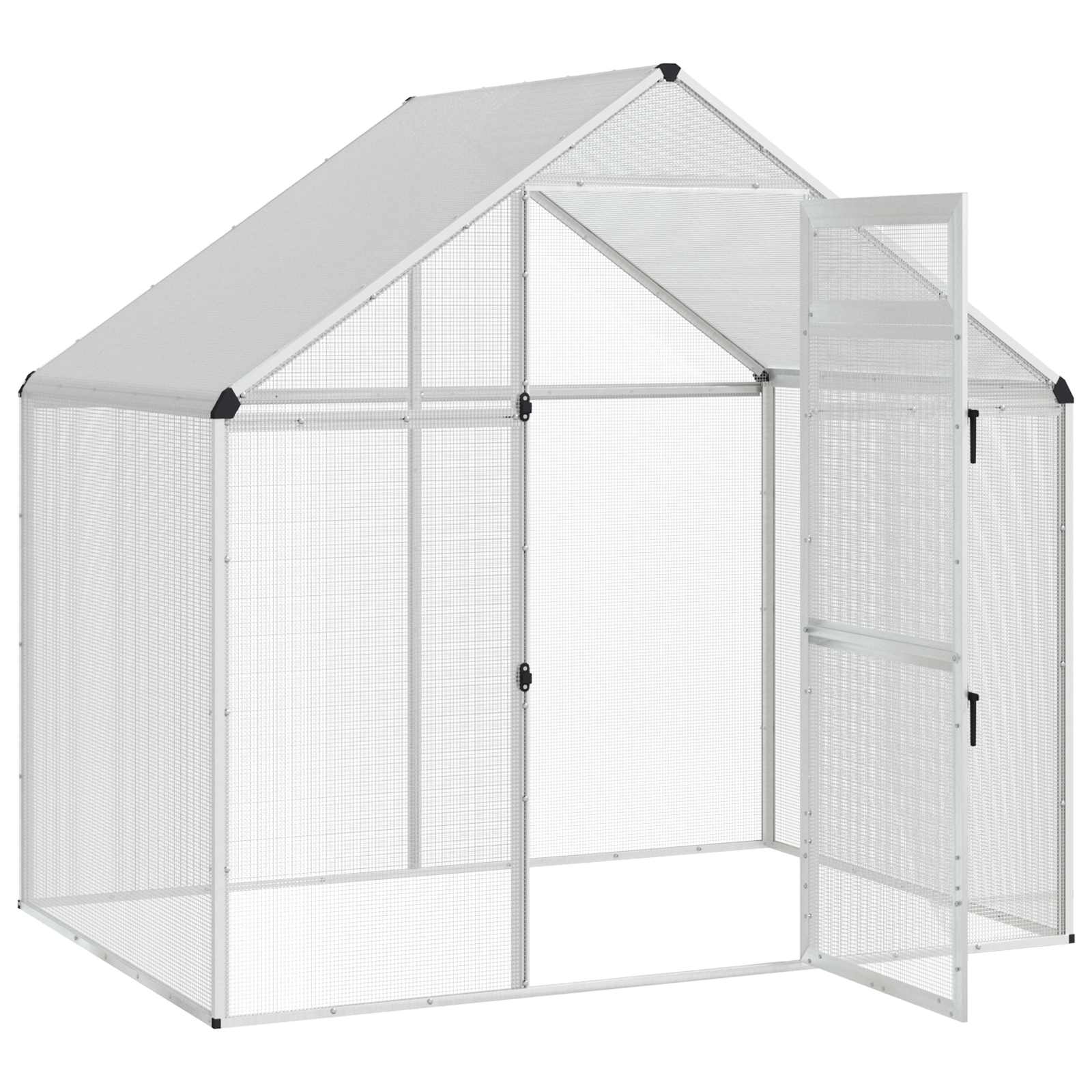 Gabbia per uccelli Argento 181,5 x 112,5 x 173,5 cm
