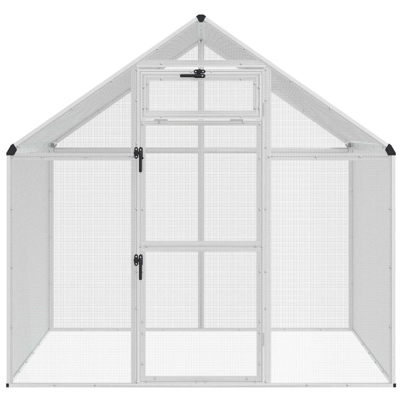 Gabbia per uccelli Argento 181,5 x 112,5 x 173,5 cm