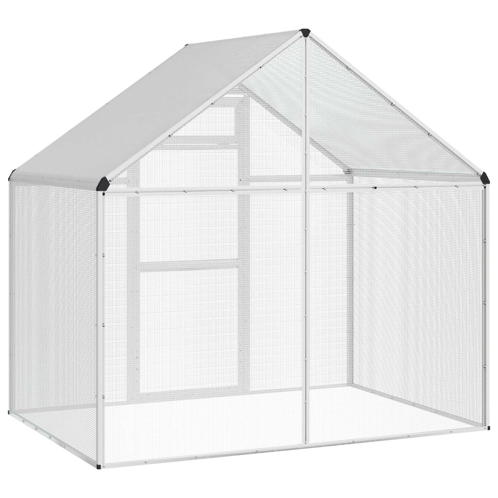 Gabbia per uccelli Argento 181,5 x 112,5 x 173,5 cm