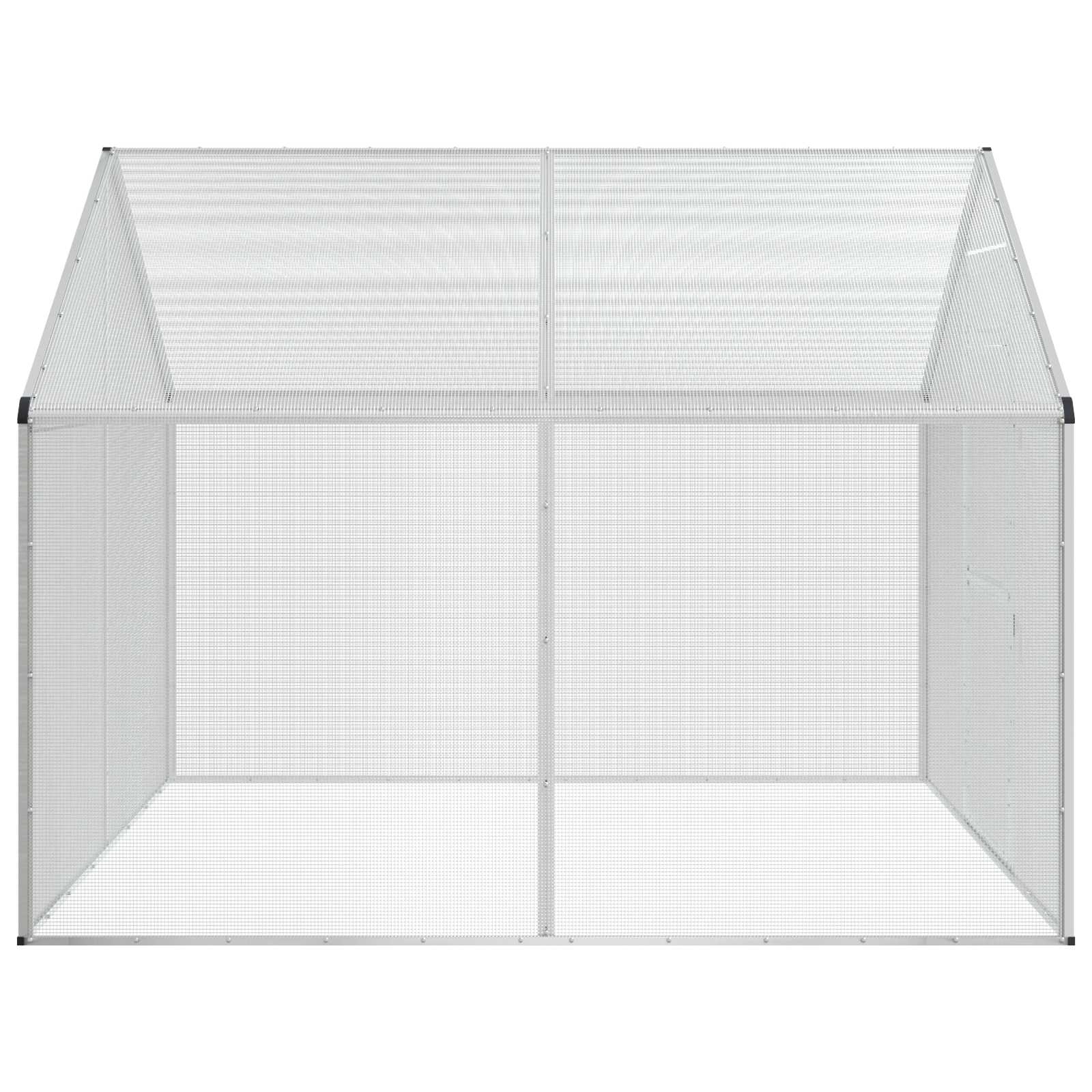 Gabbia per uccelli Argento 181,5 x 221 x 173,5 cm