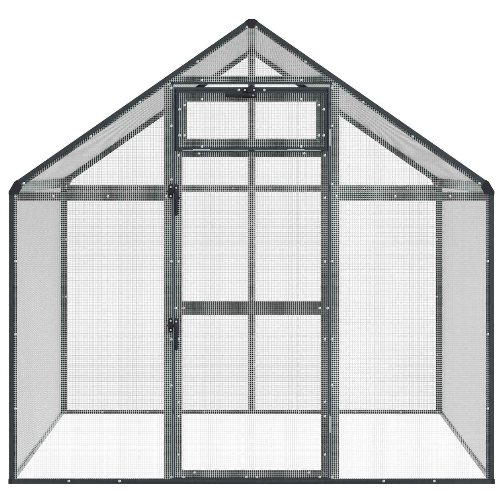 Gabbia per uccelli Antracite 181,5 x 112,5 x 173,5 cm