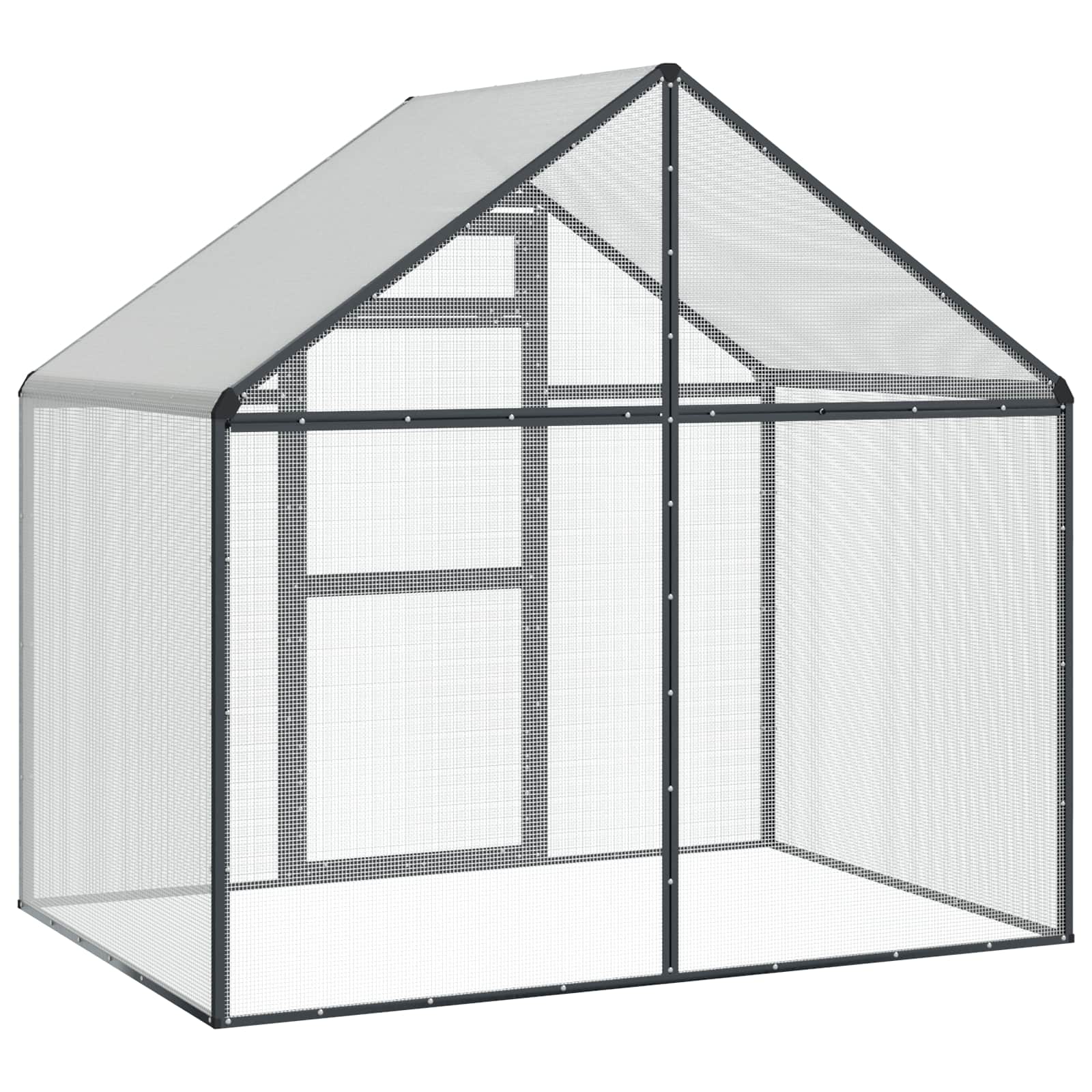 Gabbia per uccelli Antracite 181,5 x 112,5 x 173,5 cm