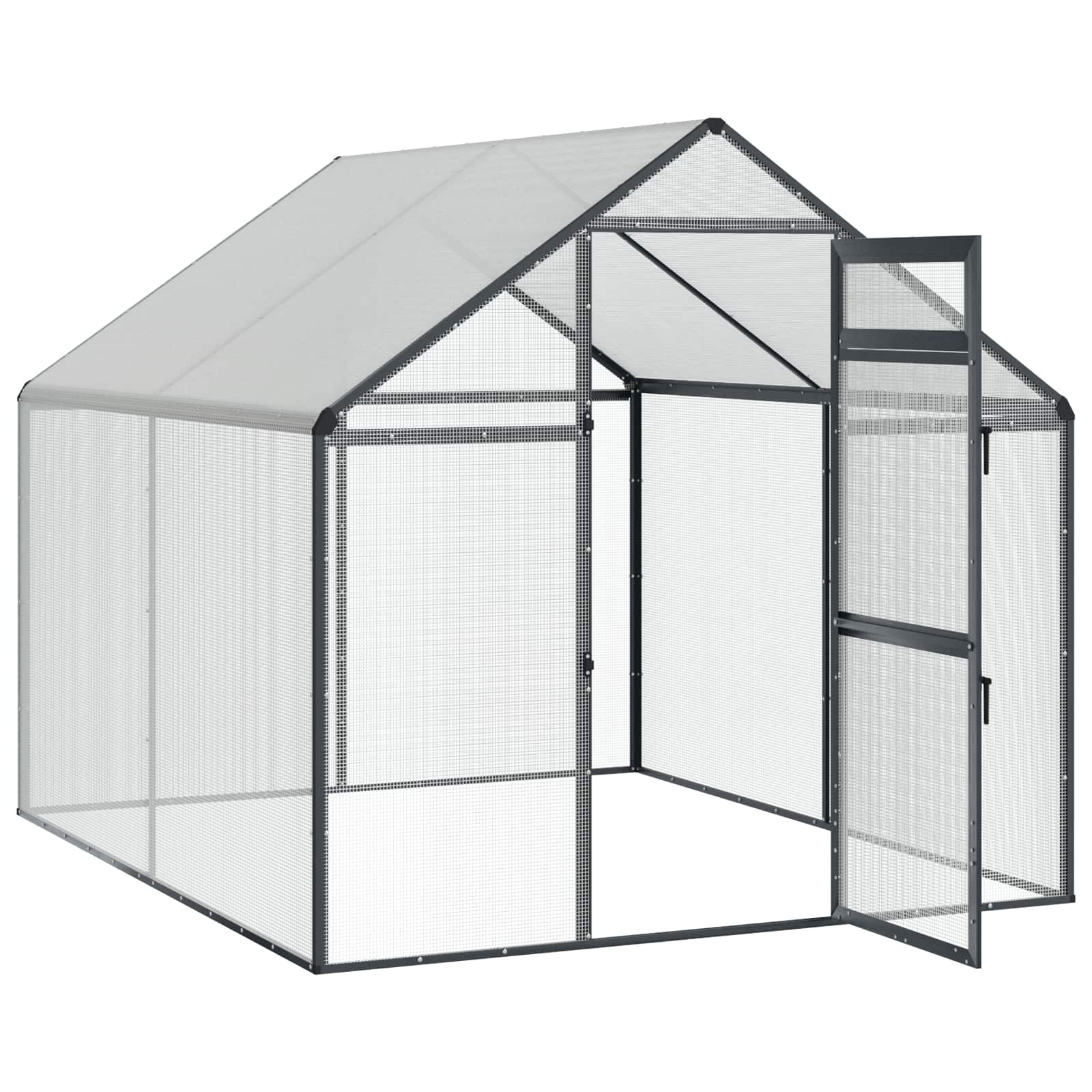 Gabbia per uccelli Antracite 181,5 x 221 x 173,5 cm