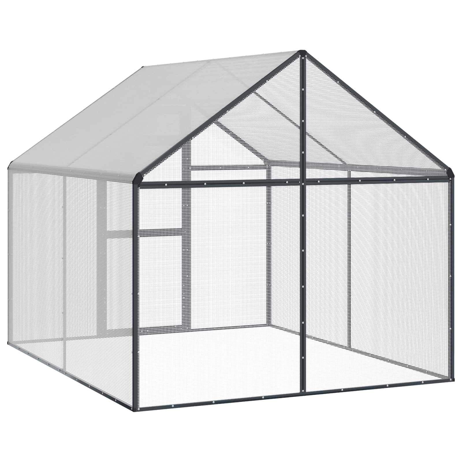 Gabbia per uccelli Antracite 181,5 x 221 x 173,5 cm