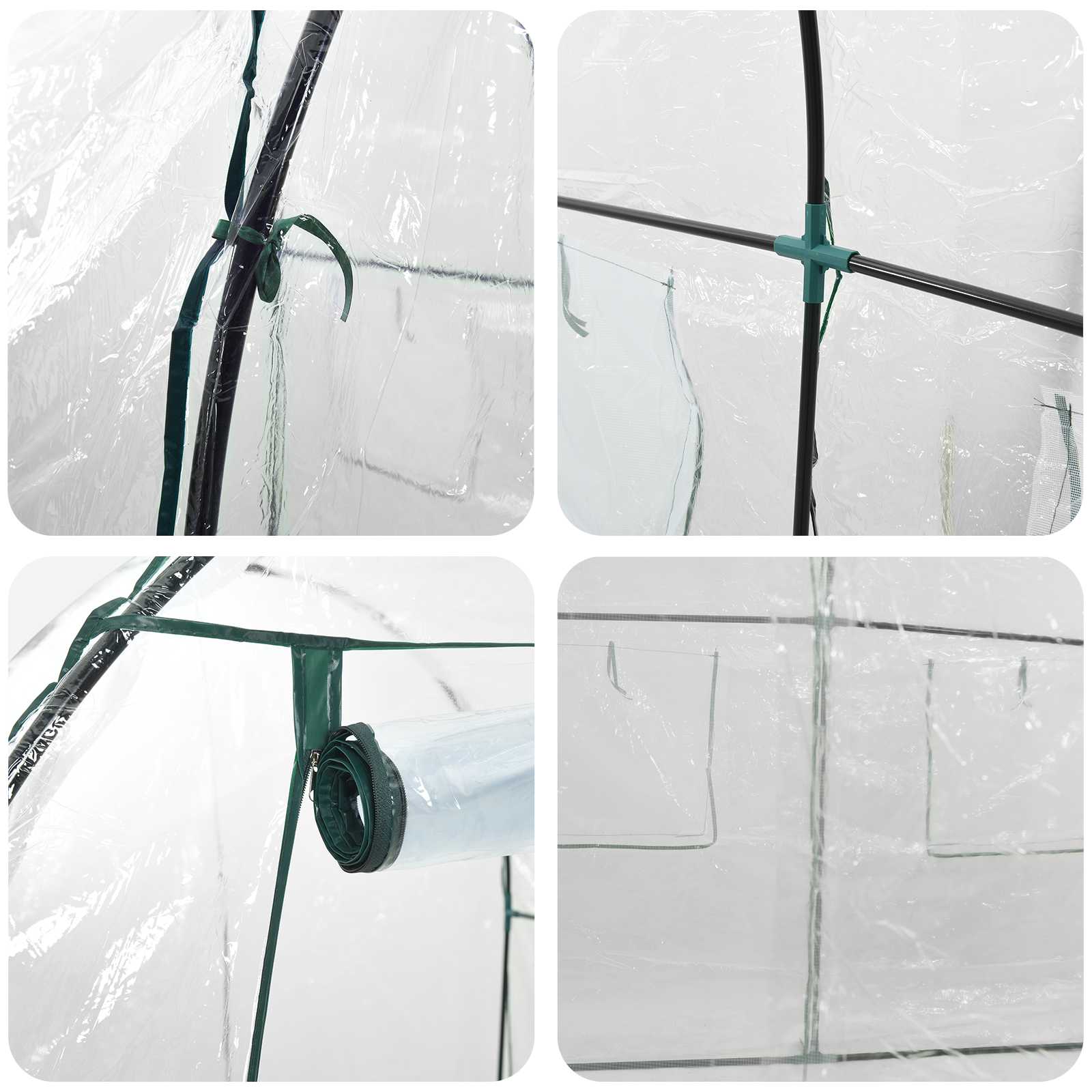 Serra con telaio 160 x 200 x 192,5 cm PVC Trasparente