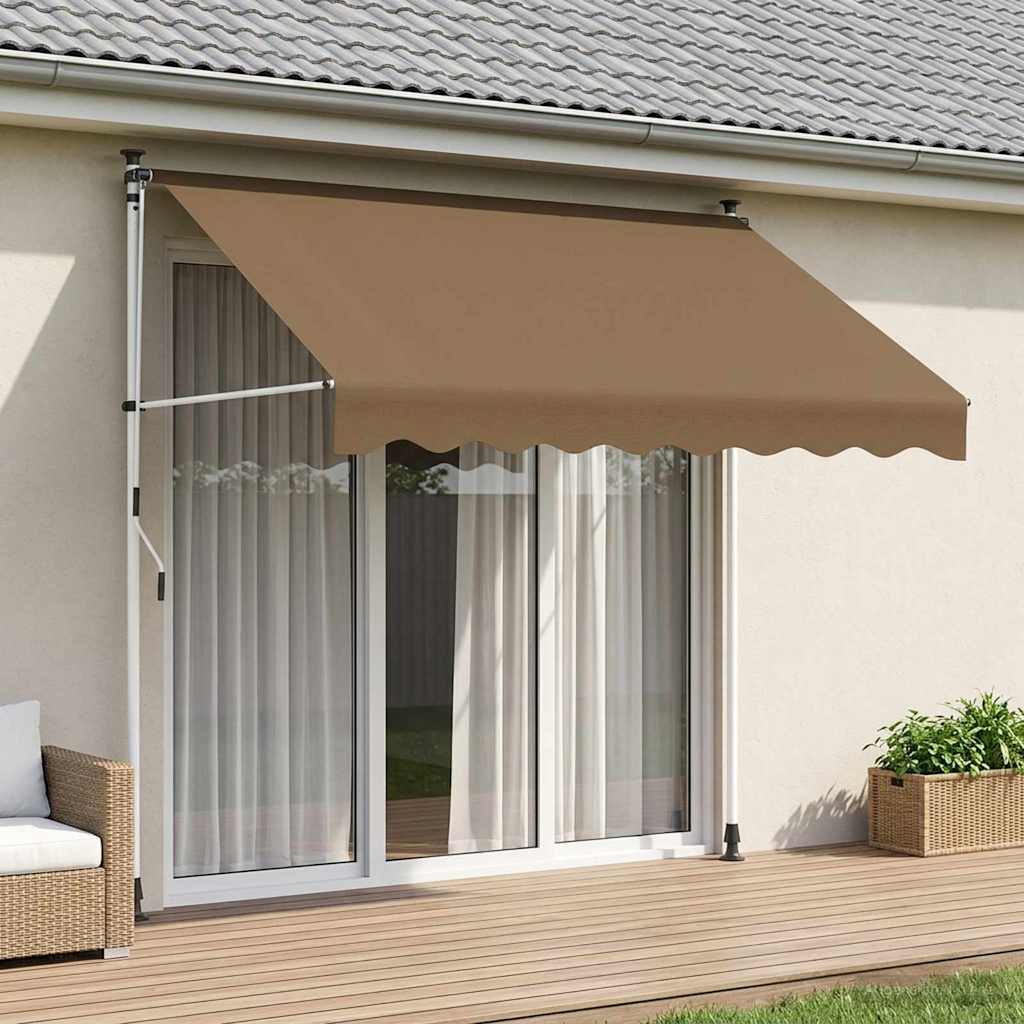 Tenda retrattile manuale Beige 100 cm