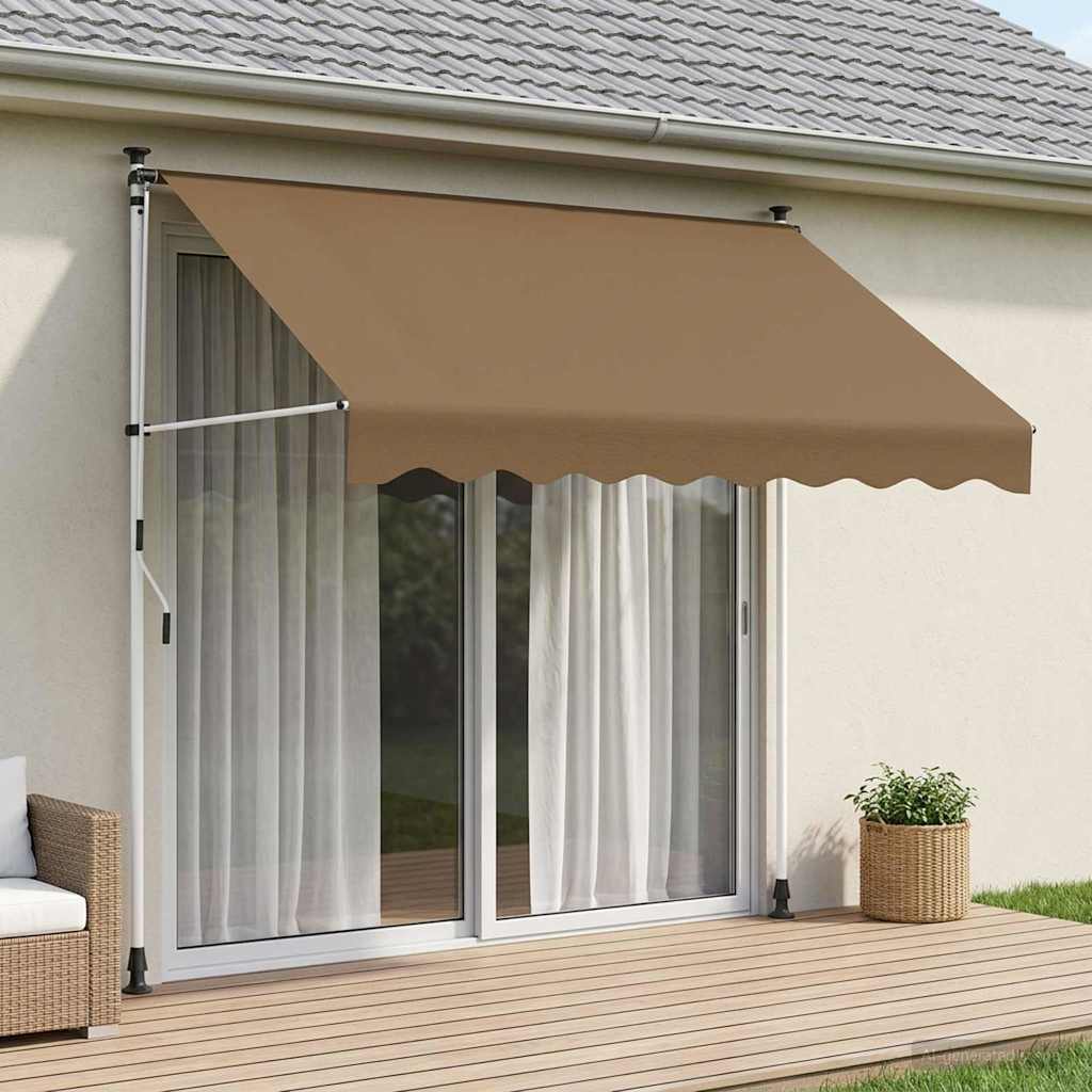 Tenda retrattile manuale Beige 350 cm