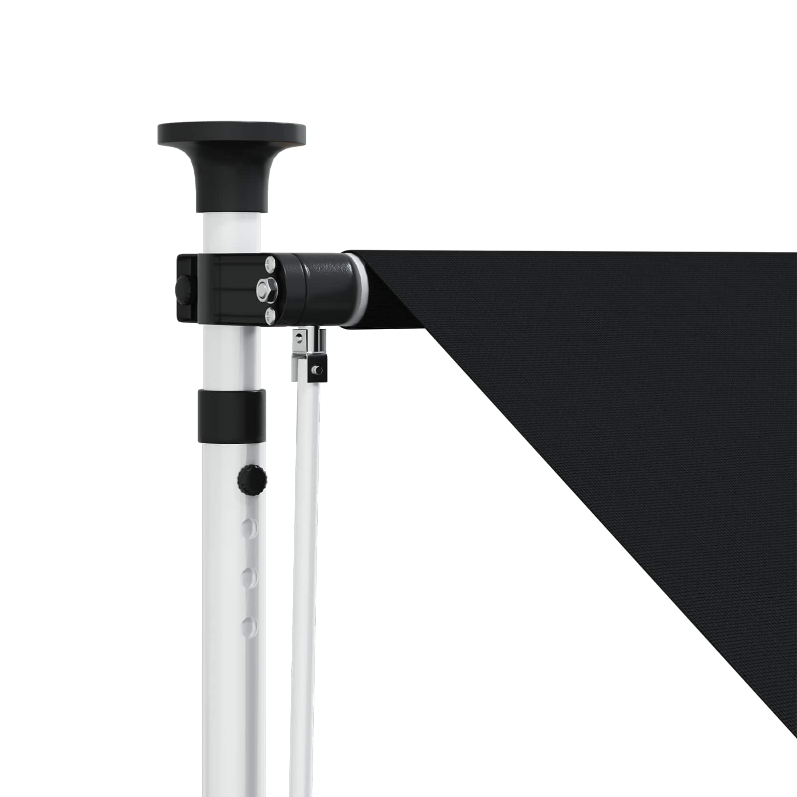 Tenda retrattile manuale Nero 350 cm