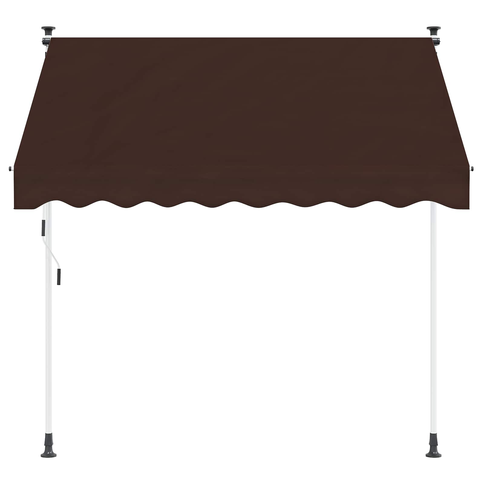 Tenda retrattile manuale Marrone 100 cm
