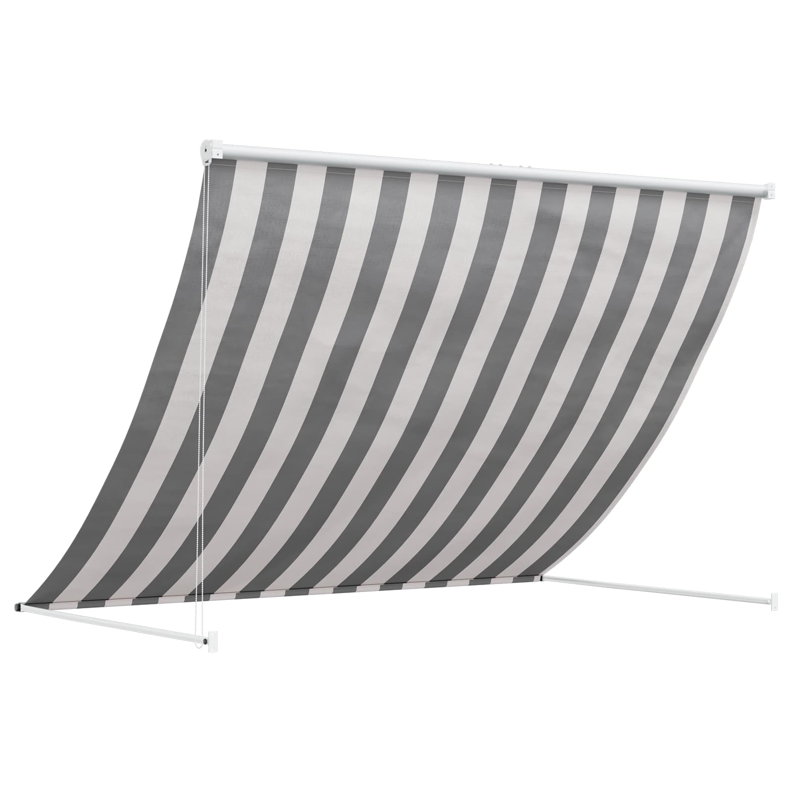 Tenda da Sole Antracite e Bianco 250 x 150 cm